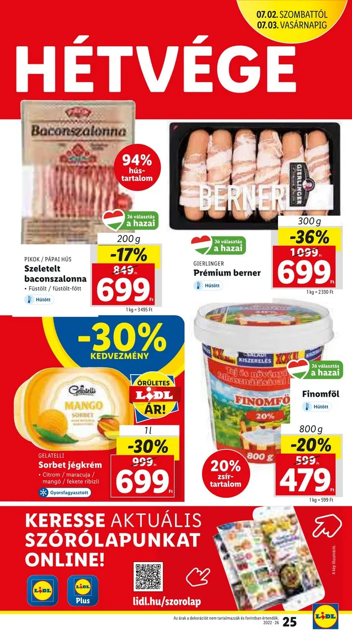 Lidl akciós újság 06.30–07.06 – 25. oldal