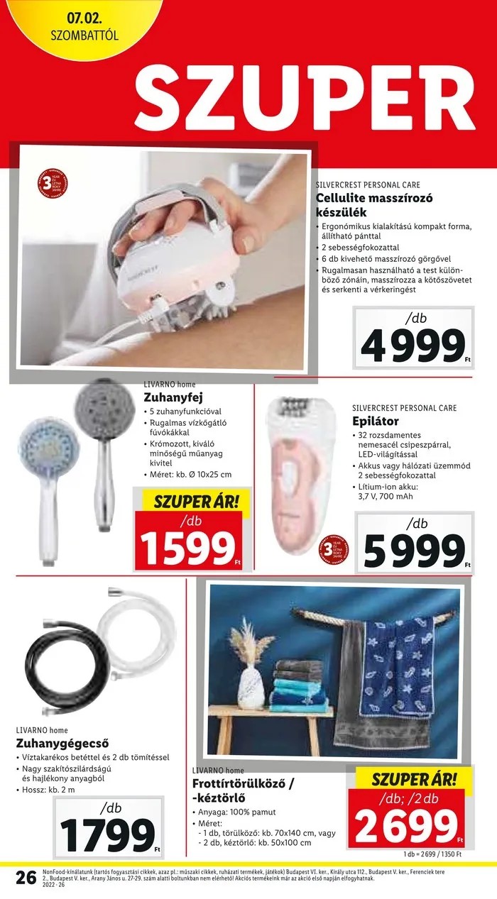 Lidl akciós újság 06.30–07.06 – 26. oldal