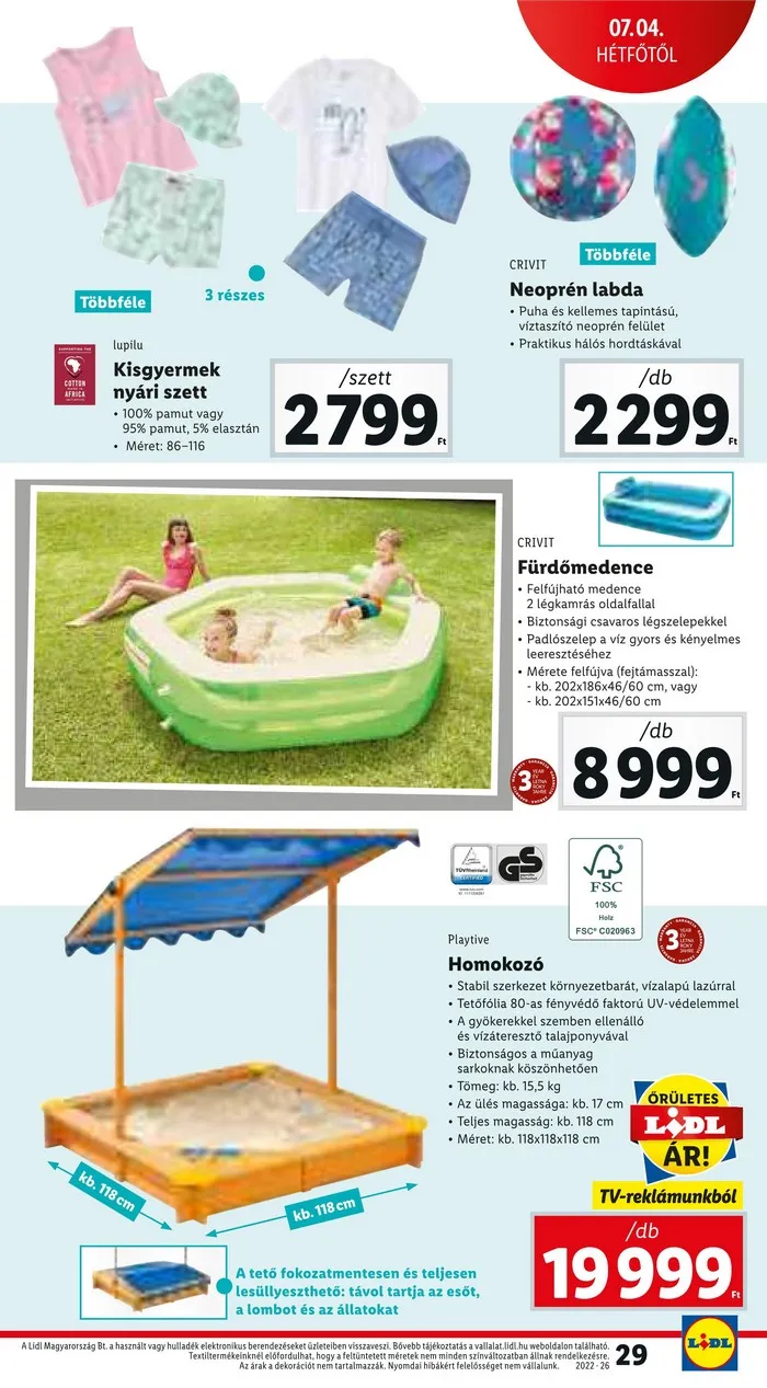 Lidl akciós újság 06.30–07.06 – 29. oldal