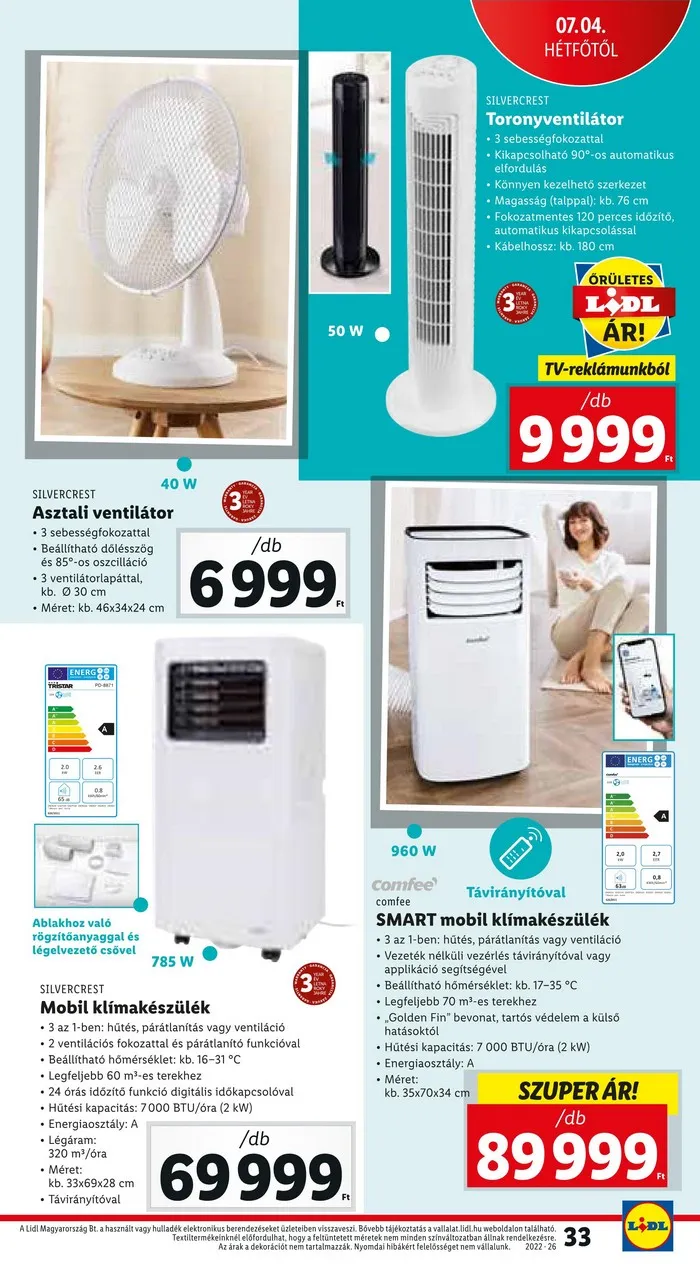 Lidl akciós újság 06.30–07.06 – 33. oldal