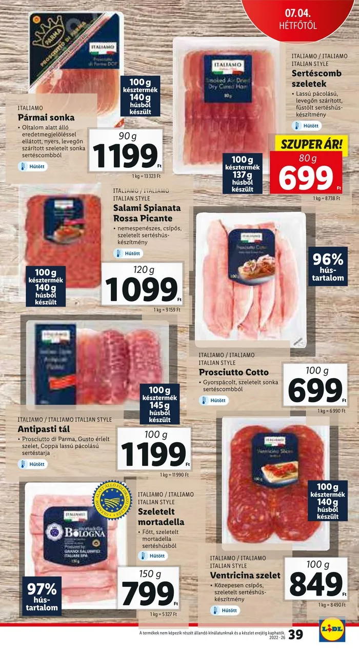 Lidl akciós újság 06.30–07.06 – 39. oldal