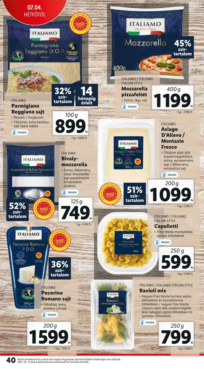 Lidl akciós újság 06.30–07.06 – 40. oldal
