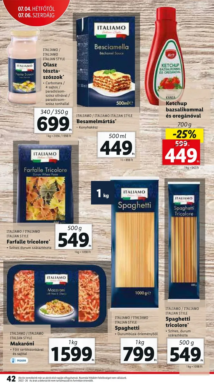 Lidl akciós újság 06.30–07.06 – 42. oldal