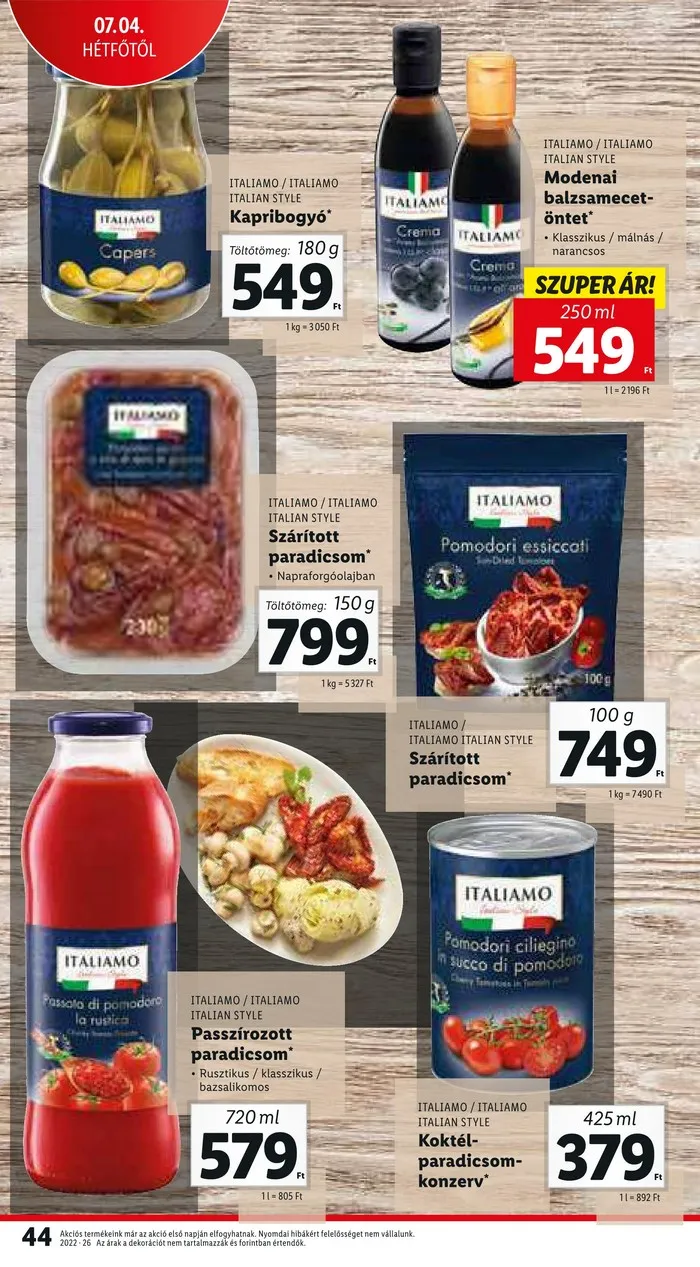 Lidl akciós újság 06.30–07.06 – 44. oldal