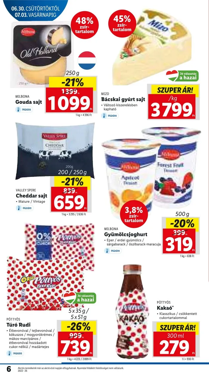 Lidl akciós újság 06.30–07.06 – 6. oldal
