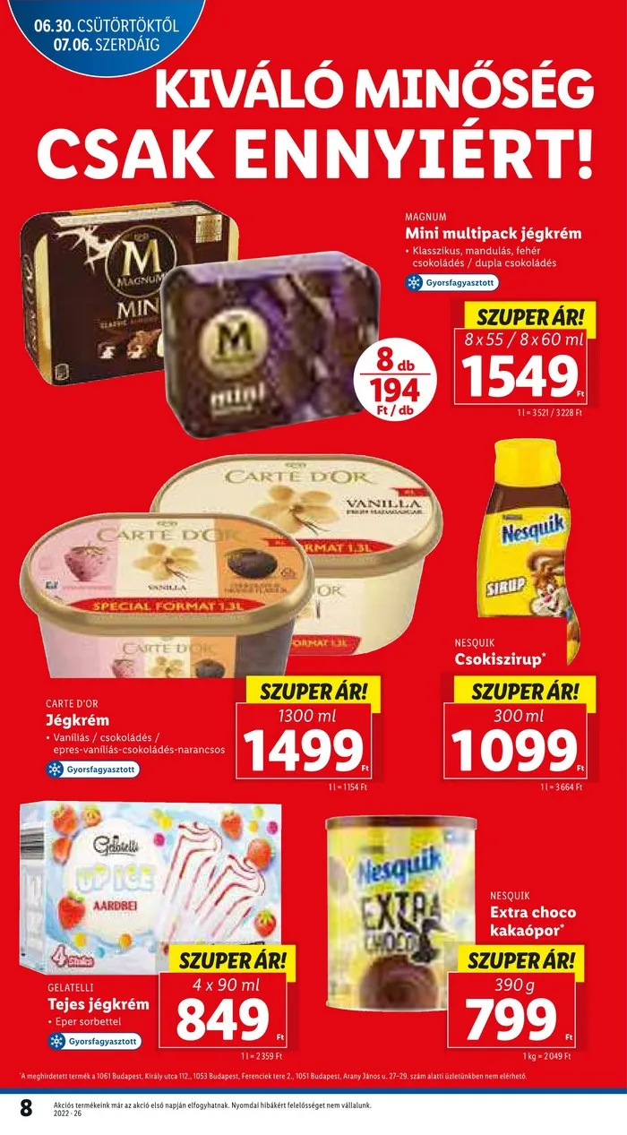 Lidl akciós újság 06.30–07.06 – 8. oldal