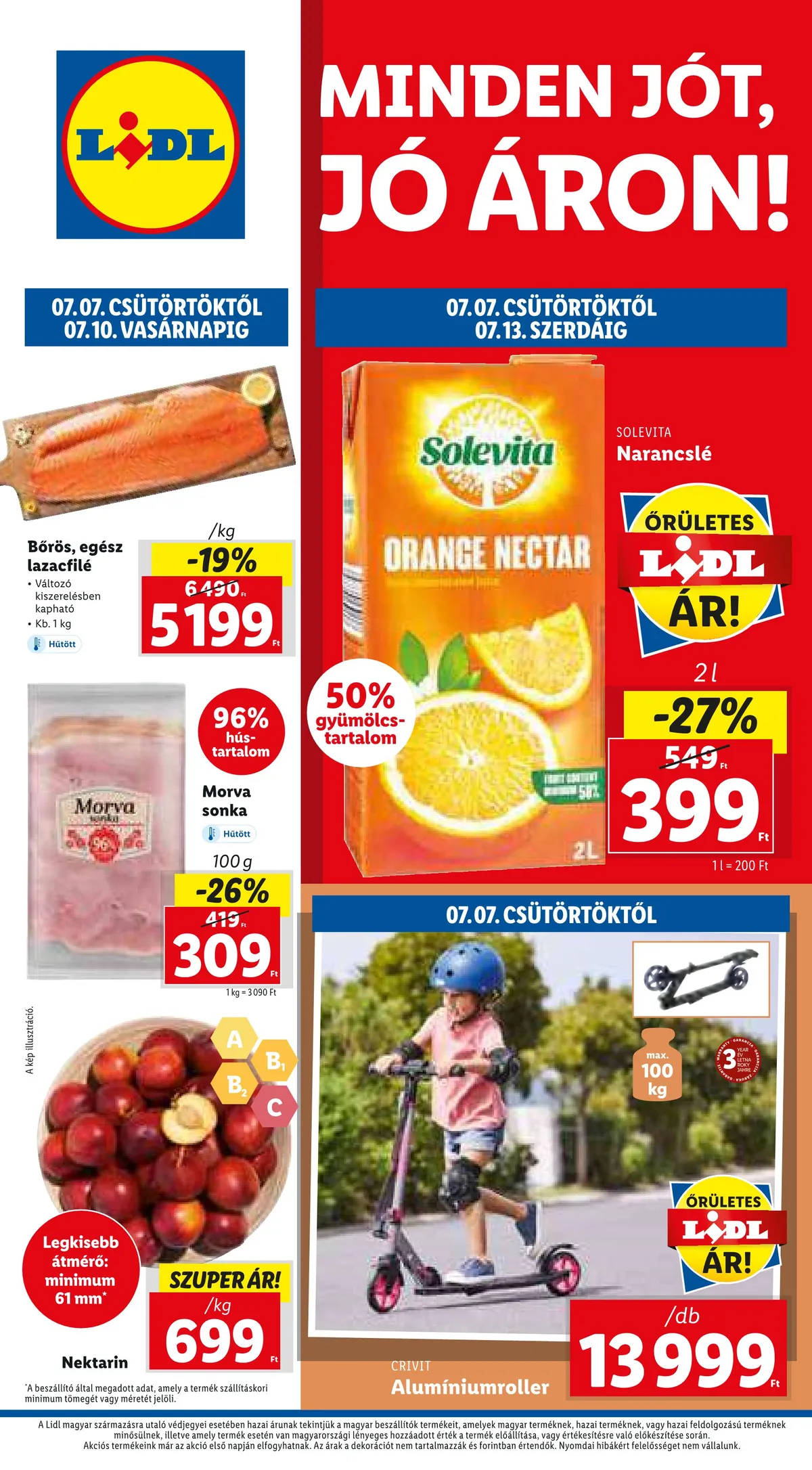 Lidl akciós újság 07.07–07.13