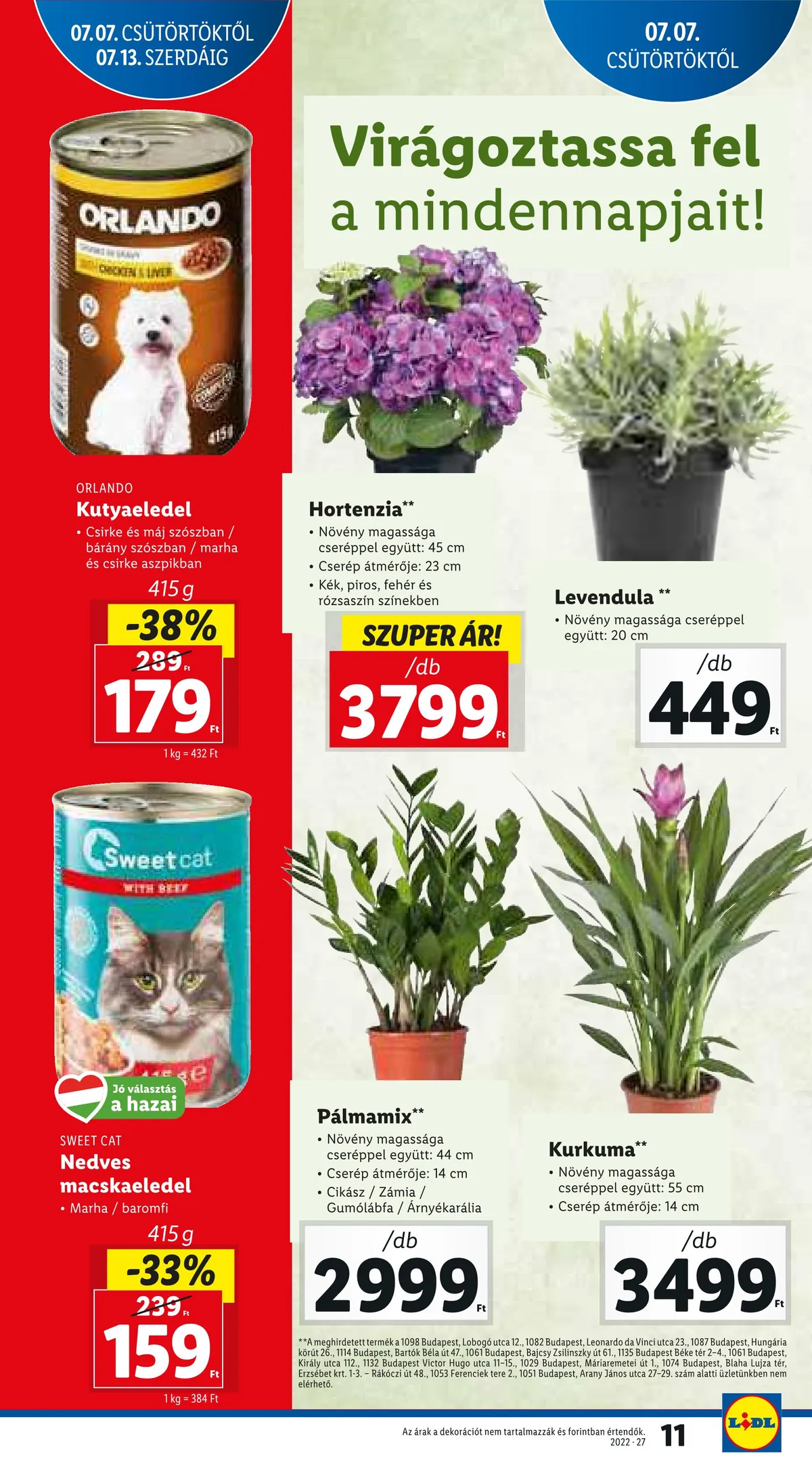 Lidl akciós újság 07.07–07.13 – 11. oldal