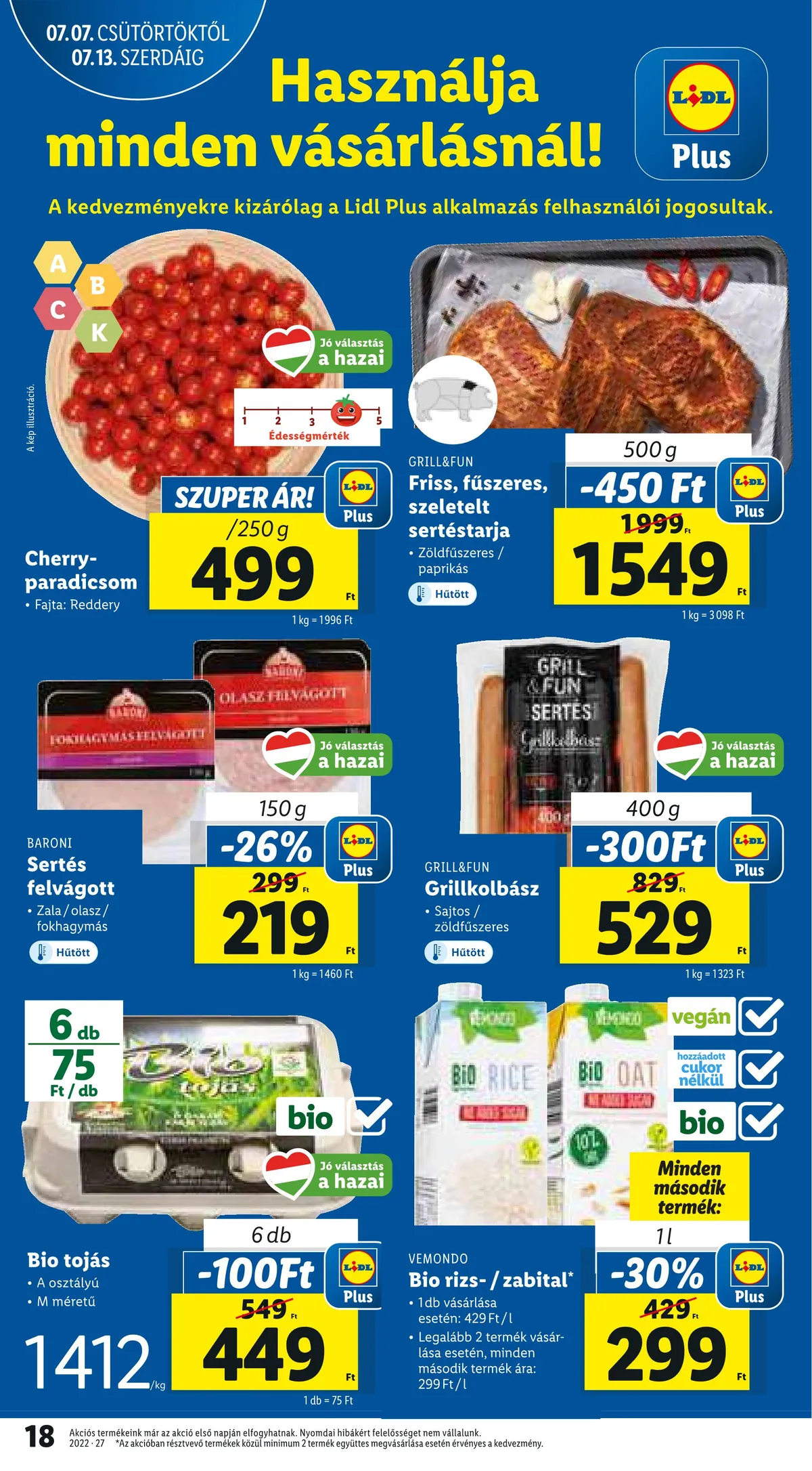 Lidl akciós újság 07.07–07.13 – 18. oldal