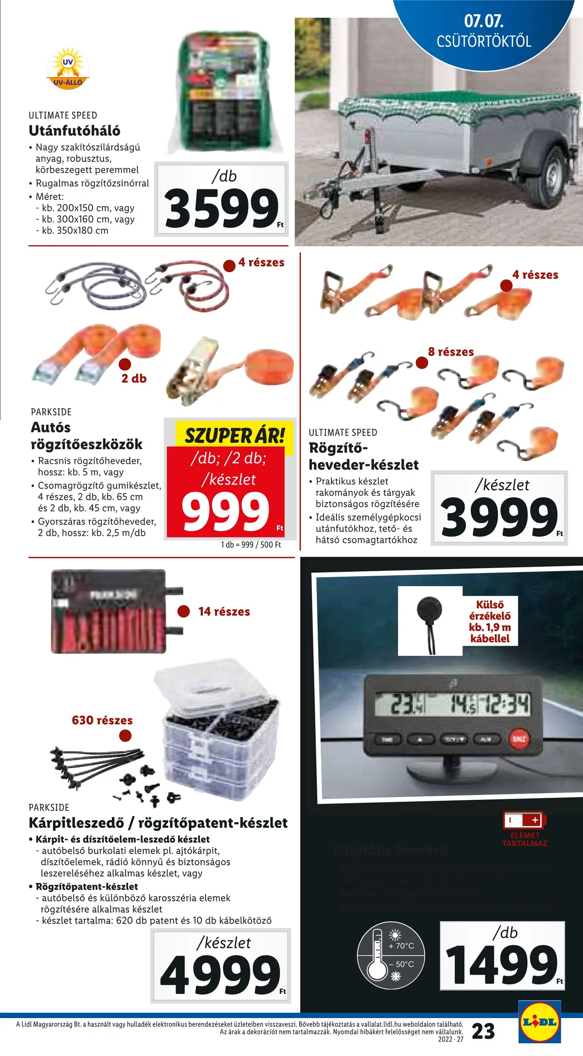 Lidl akciós újság 07.07–07.13 – 23. oldal