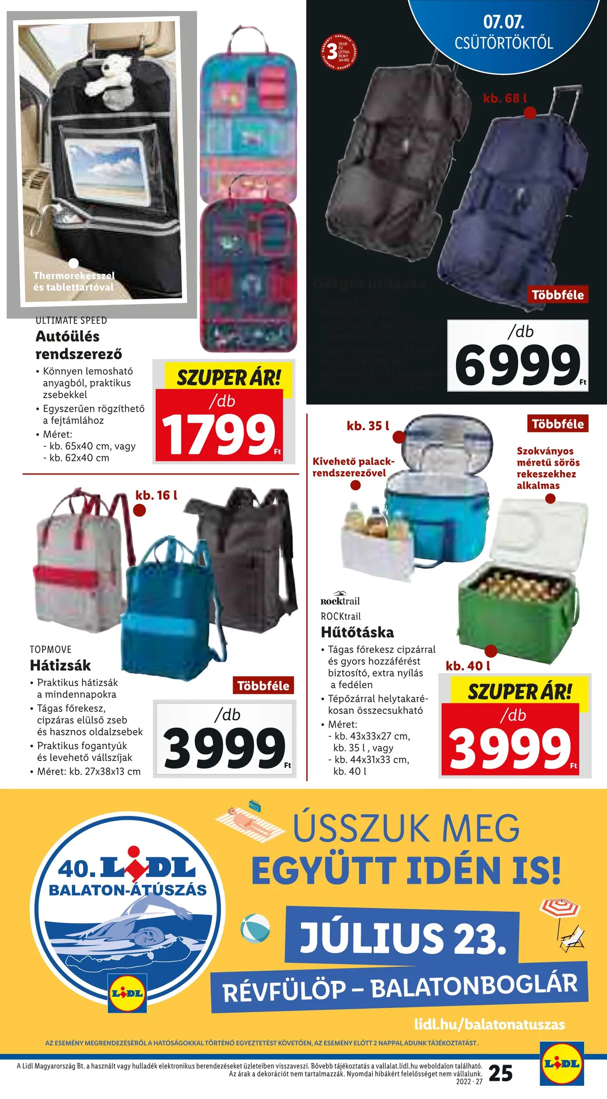 Lidl akciós újság 07.07–07.13 – 25. oldal