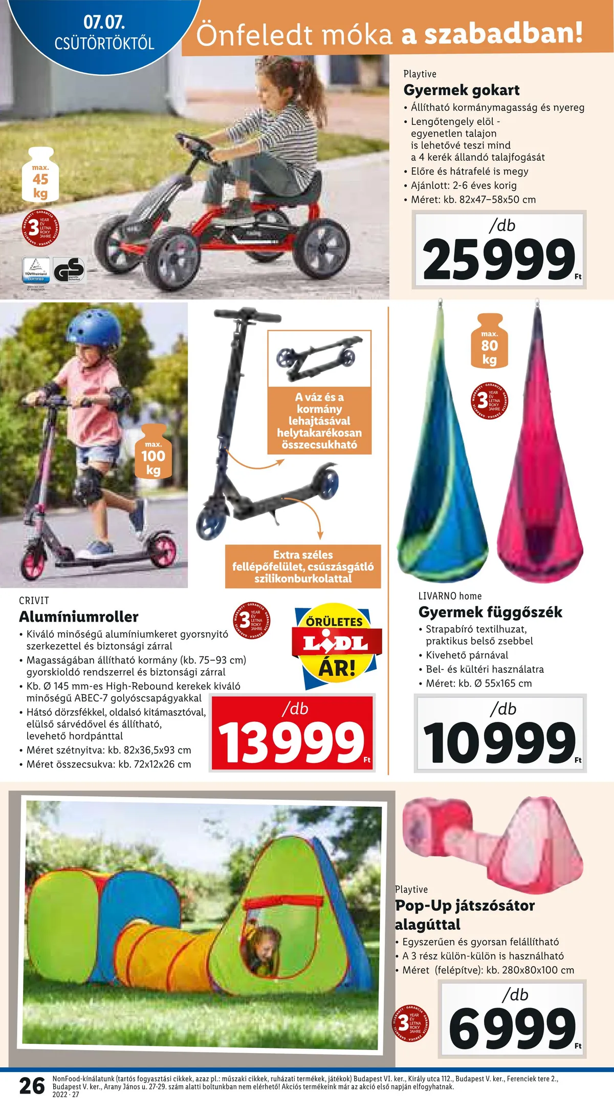 Lidl akciós újság 07.07–07.13 – 26. oldal