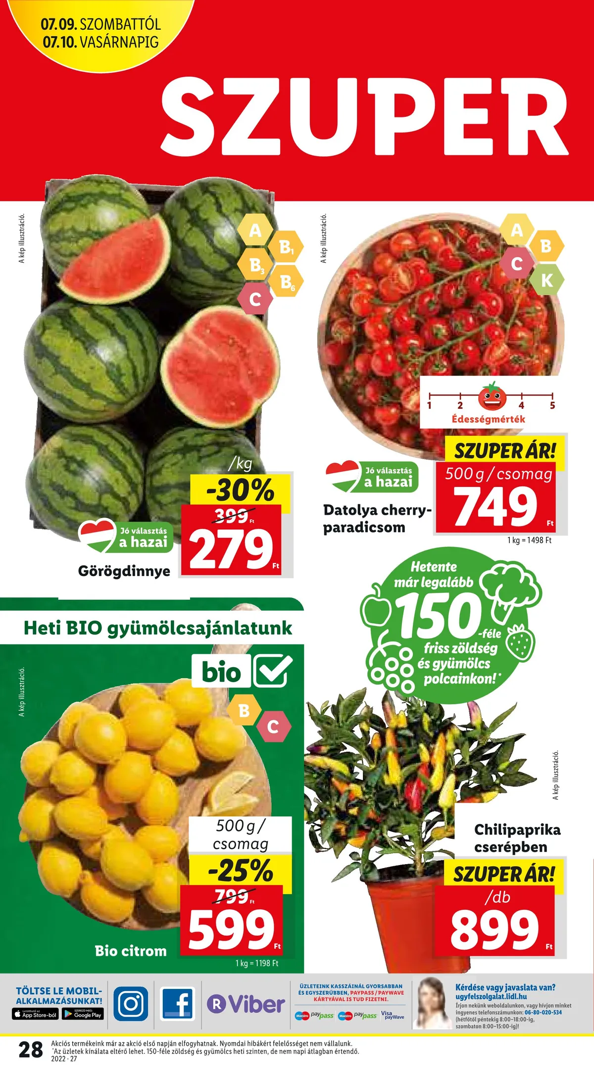 Lidl akciós újság 07.07–07.13 – 28. oldal