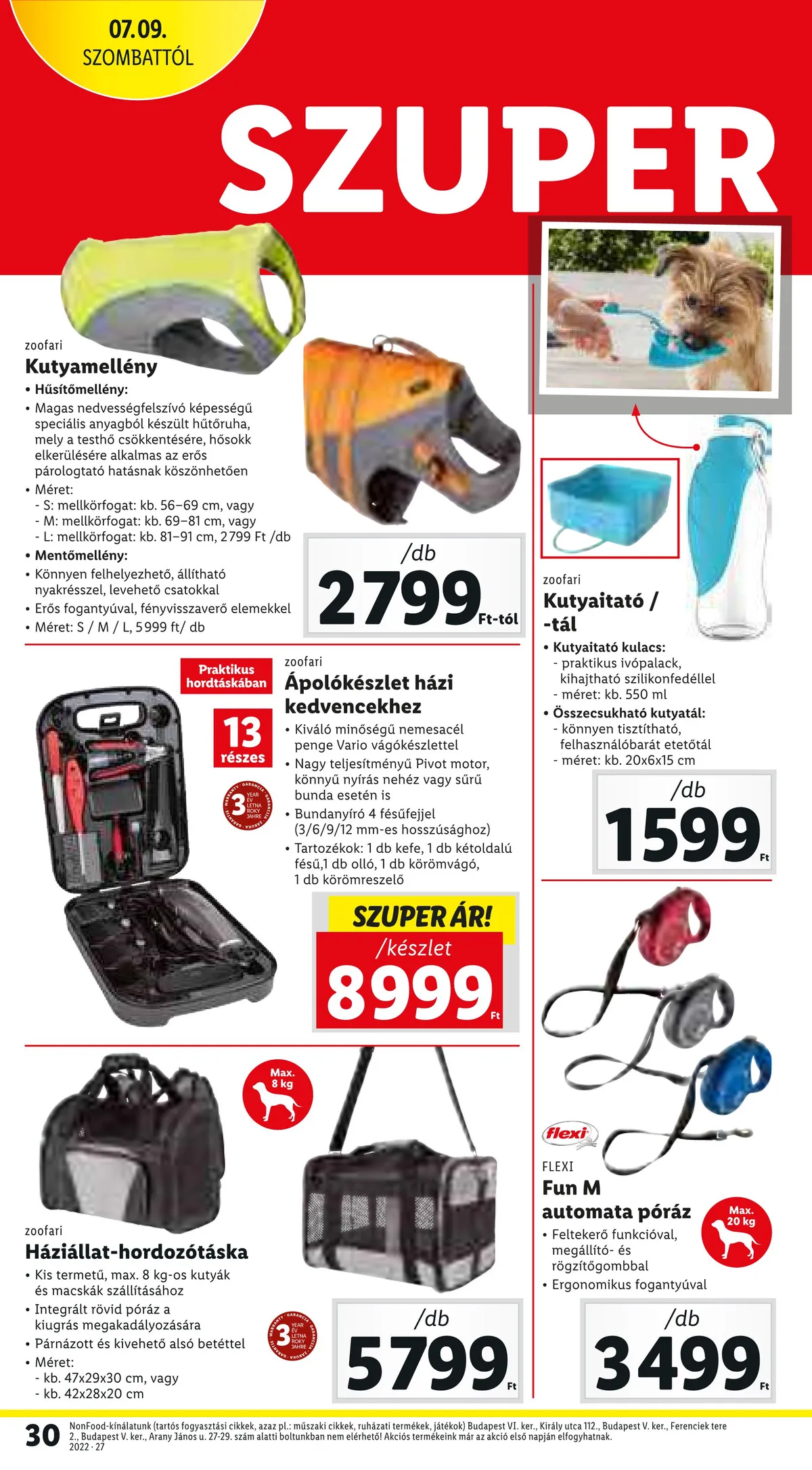 Lidl akciós újság 07.07–07.13 – 30. oldal