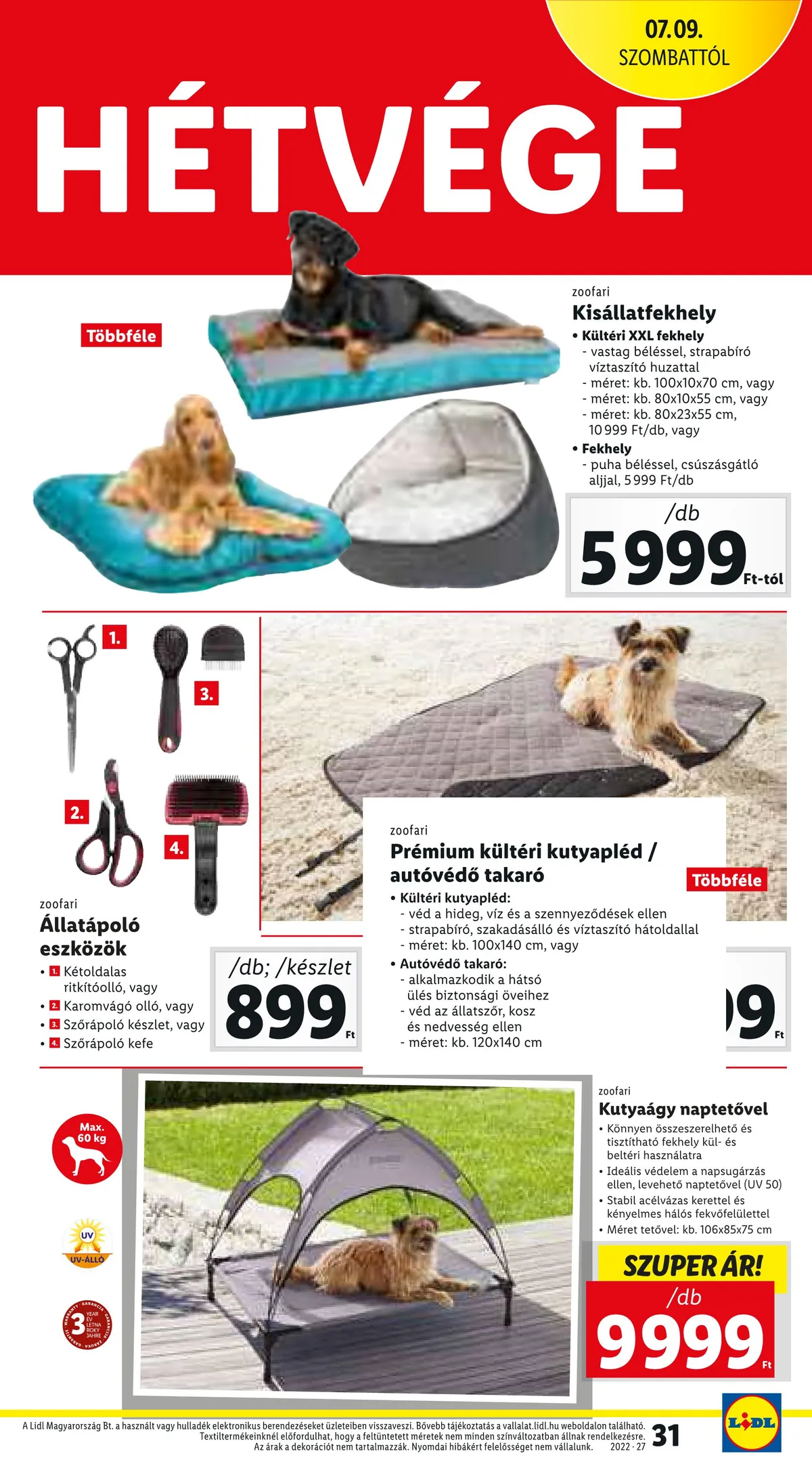 Lidl akciós újság 07.07–07.13 – 31. oldal