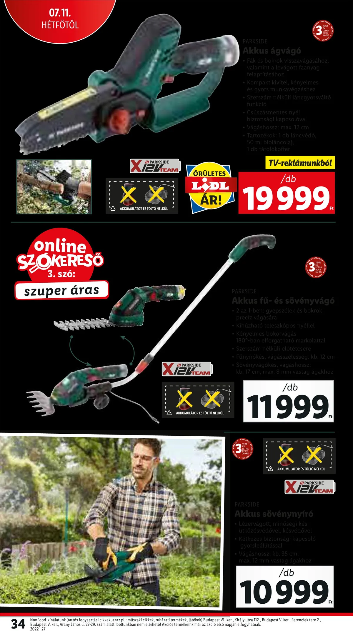 Lidl akciós újság 07.07–07.13 – 34. oldal