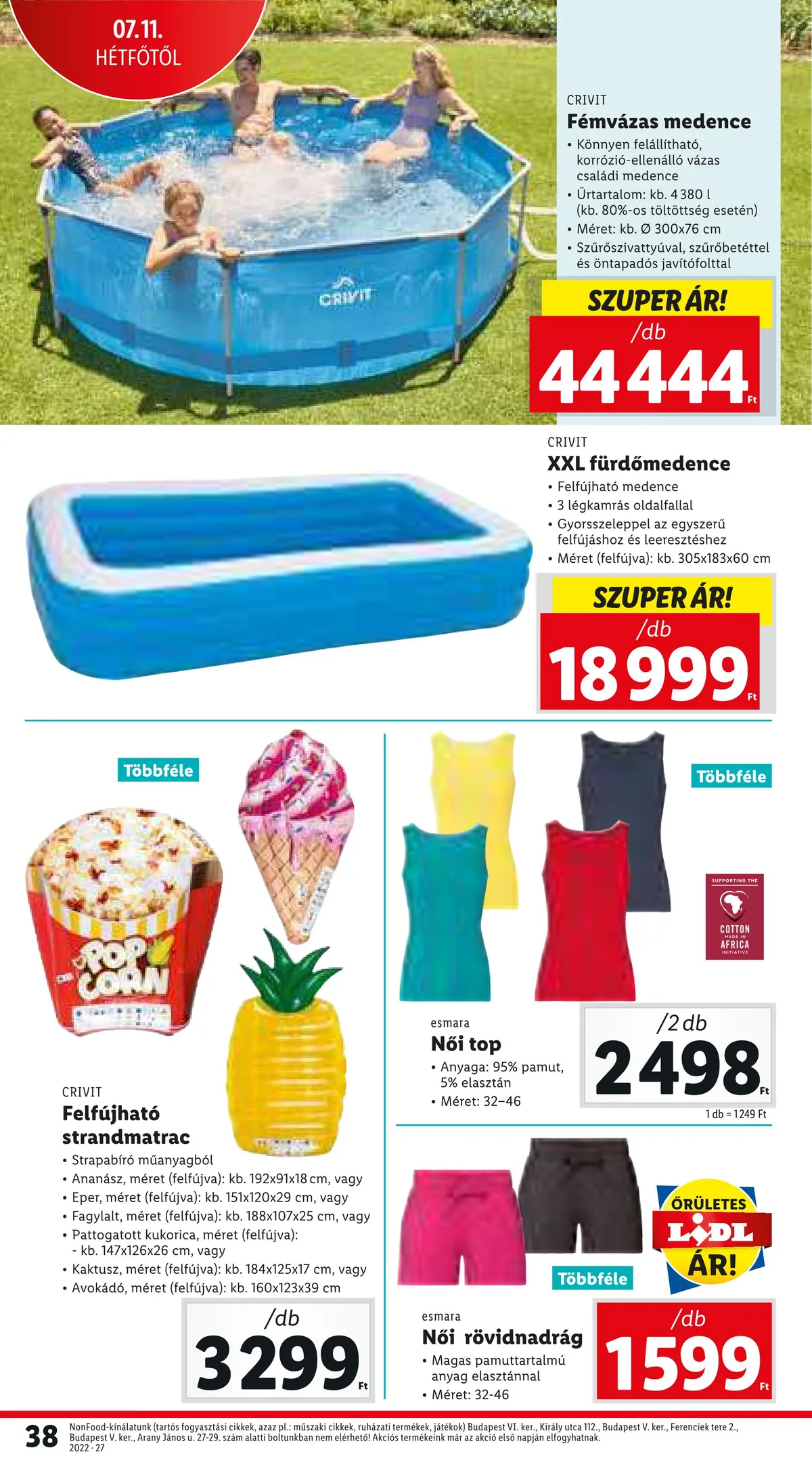 Lidl akciós újság 07.07–07.13 – 38. oldal