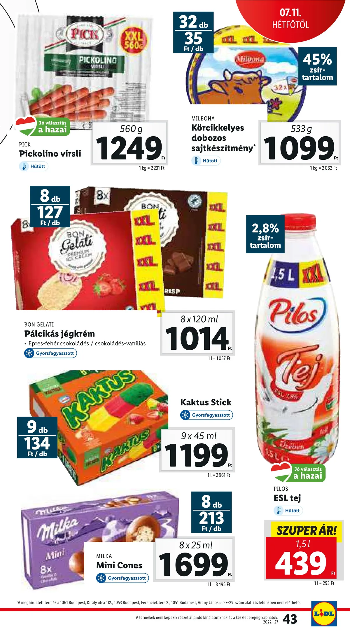 Lidl akciós újság 07.07–07.13 – 43. oldal