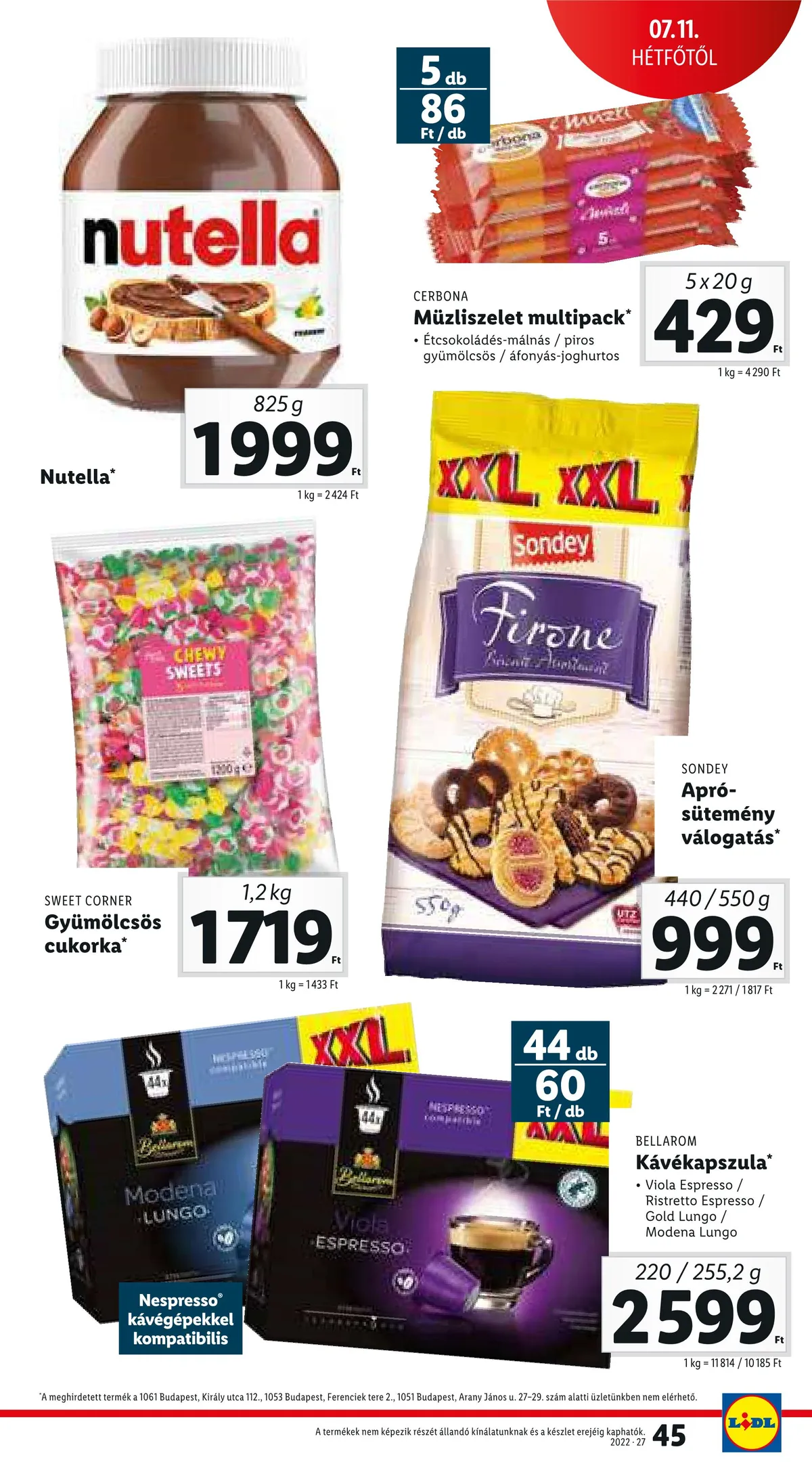 Lidl akciós újság 07.07–07.13 – 45. oldal