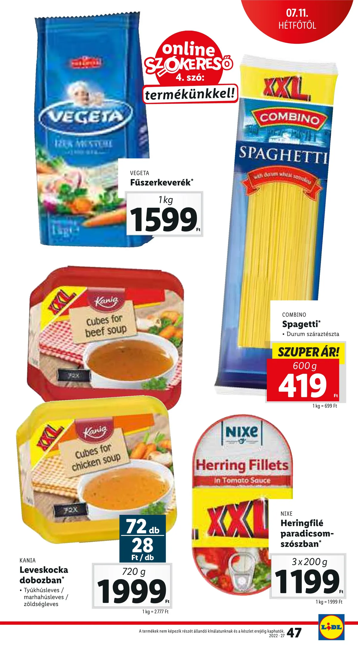 Lidl akciós újság 07.07–07.13 – 47. oldal