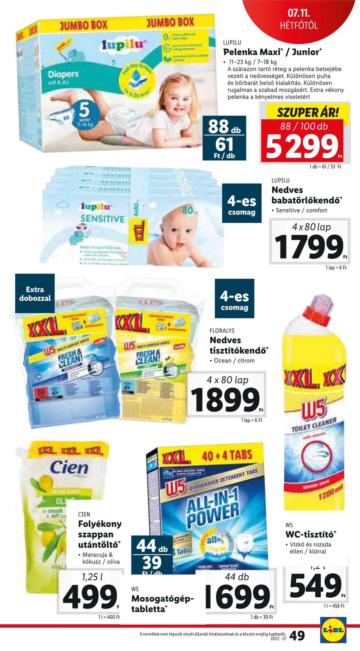 Lidl akciós újság 07.07–07.13 – 49. oldal
