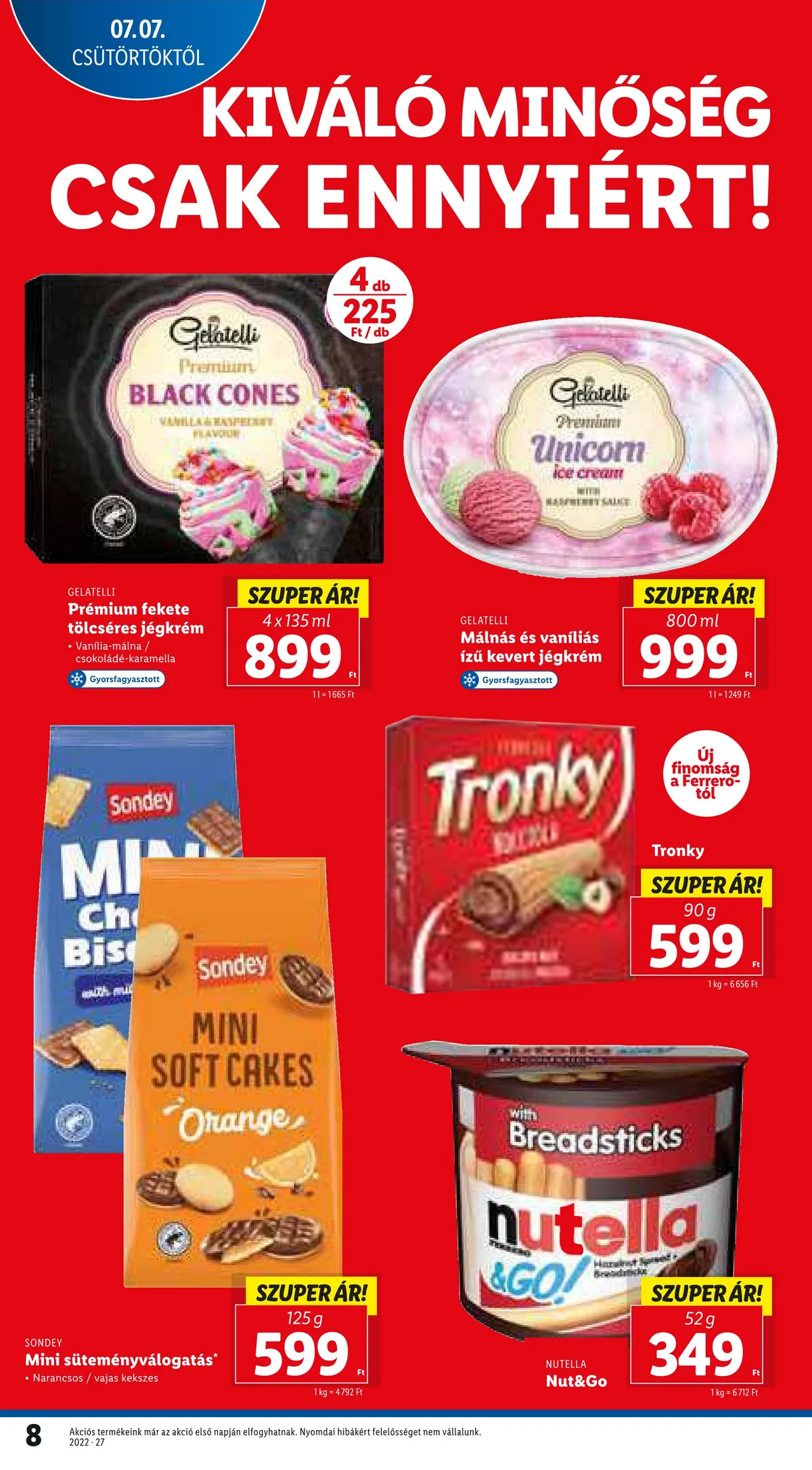 Lidl akciós újság 07.07–07.13 – 8. oldal
