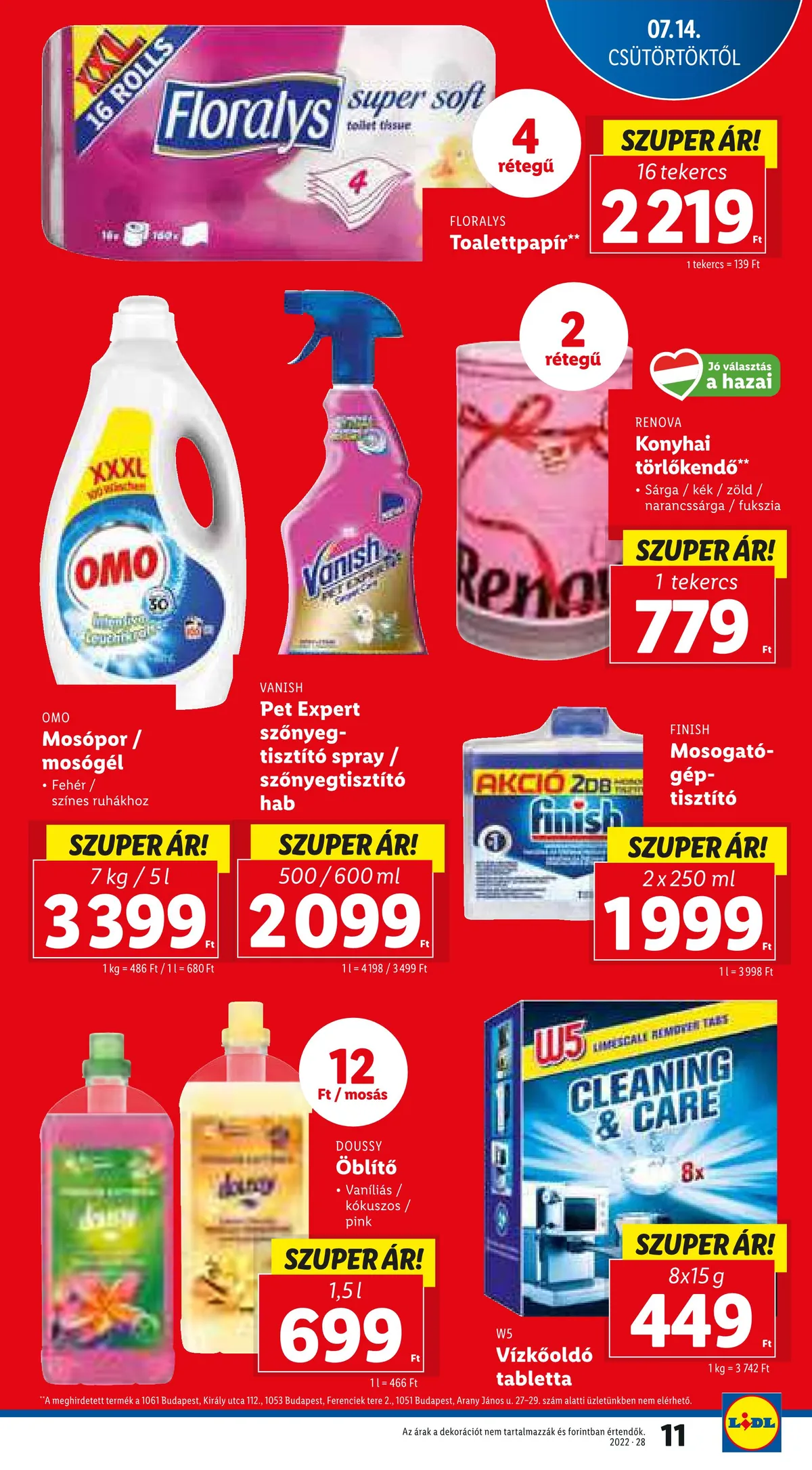 Lidl akciós újság 07.14–07.20 – 11. oldal