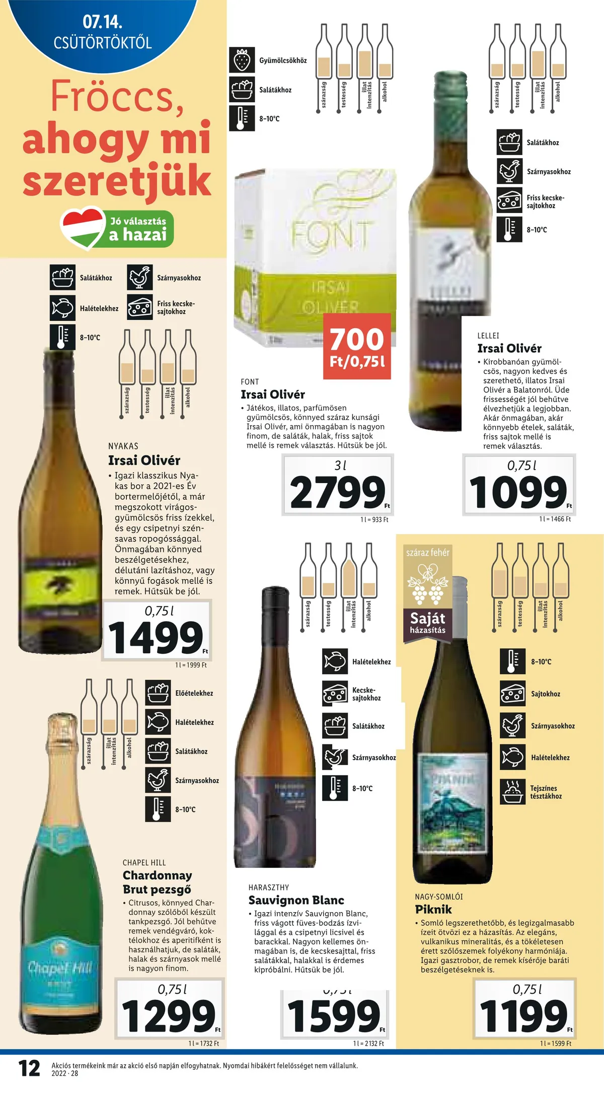 Lidl akciós újság 07.14–07.20 – 12. oldal