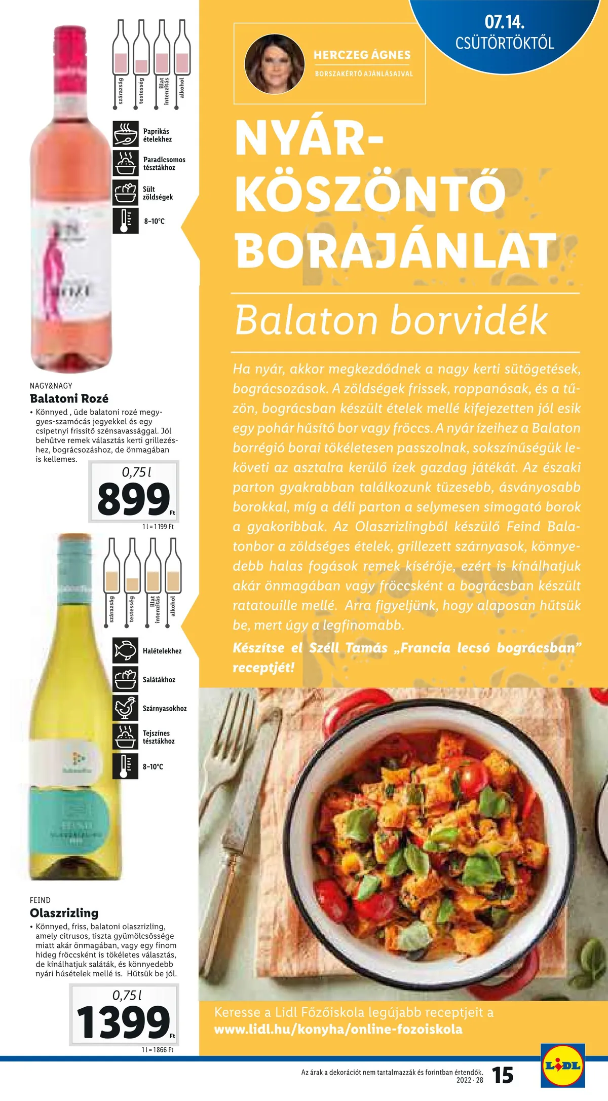 Lidl akciós újság 07.14–07.20 – 15. oldal