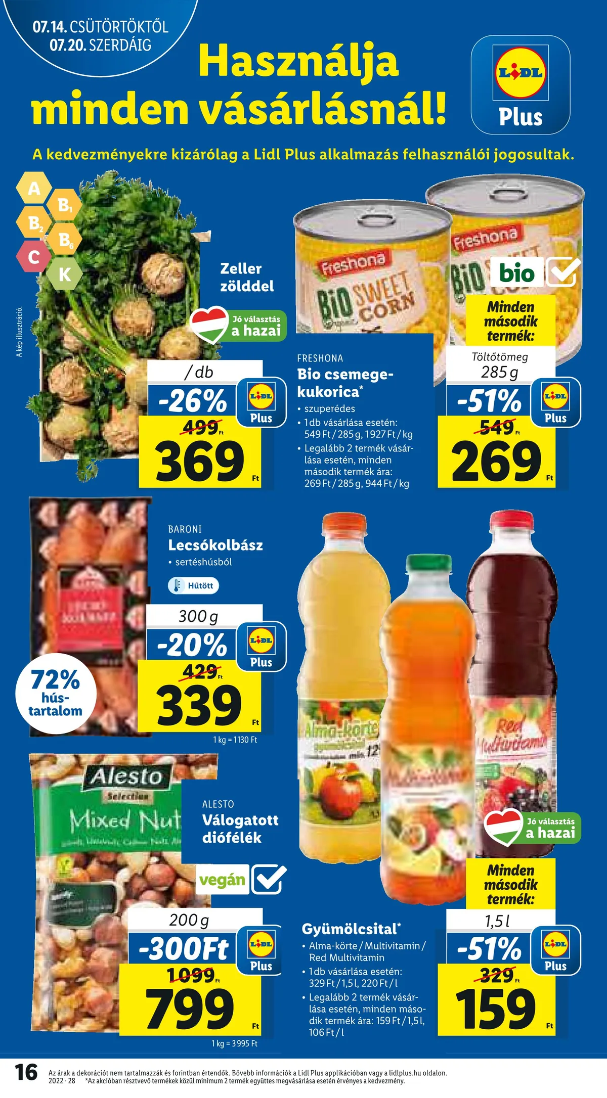 Lidl akciós újság 07.14–07.20 – 16. oldal