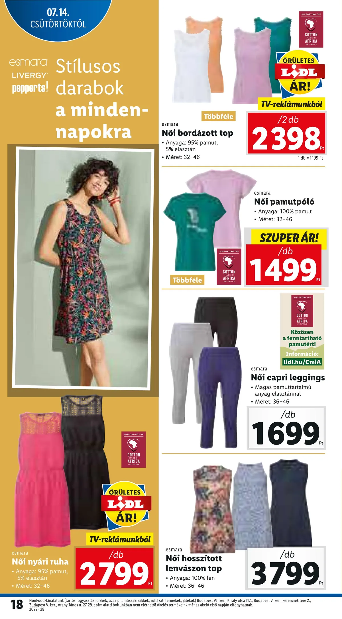 Lidl akciós újság 07.14–07.20 – 18. oldal