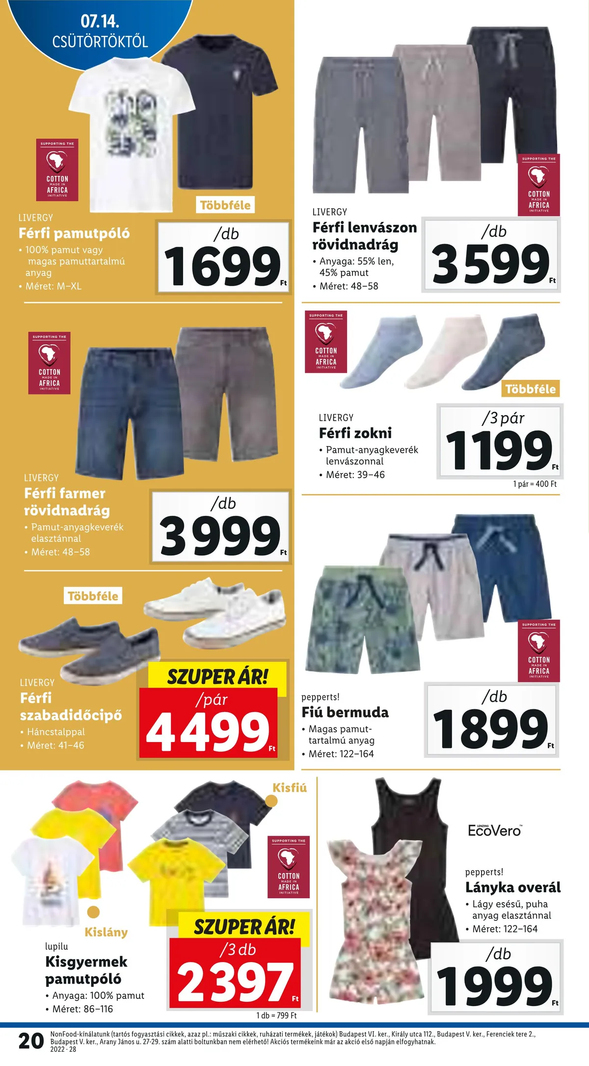 Lidl akciós újság 07.14–07.20 – 20. oldal