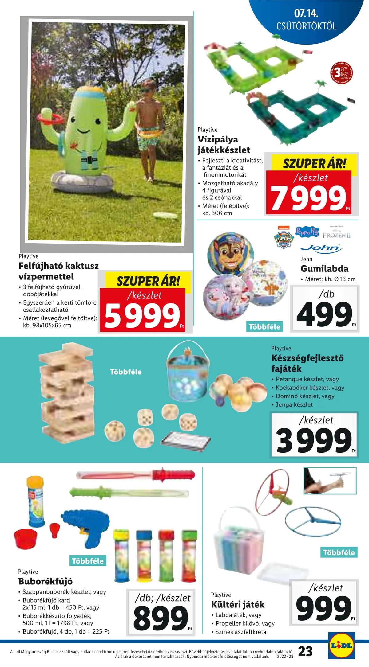 Lidl akciós újság 07.14–07.20 – 23. oldal