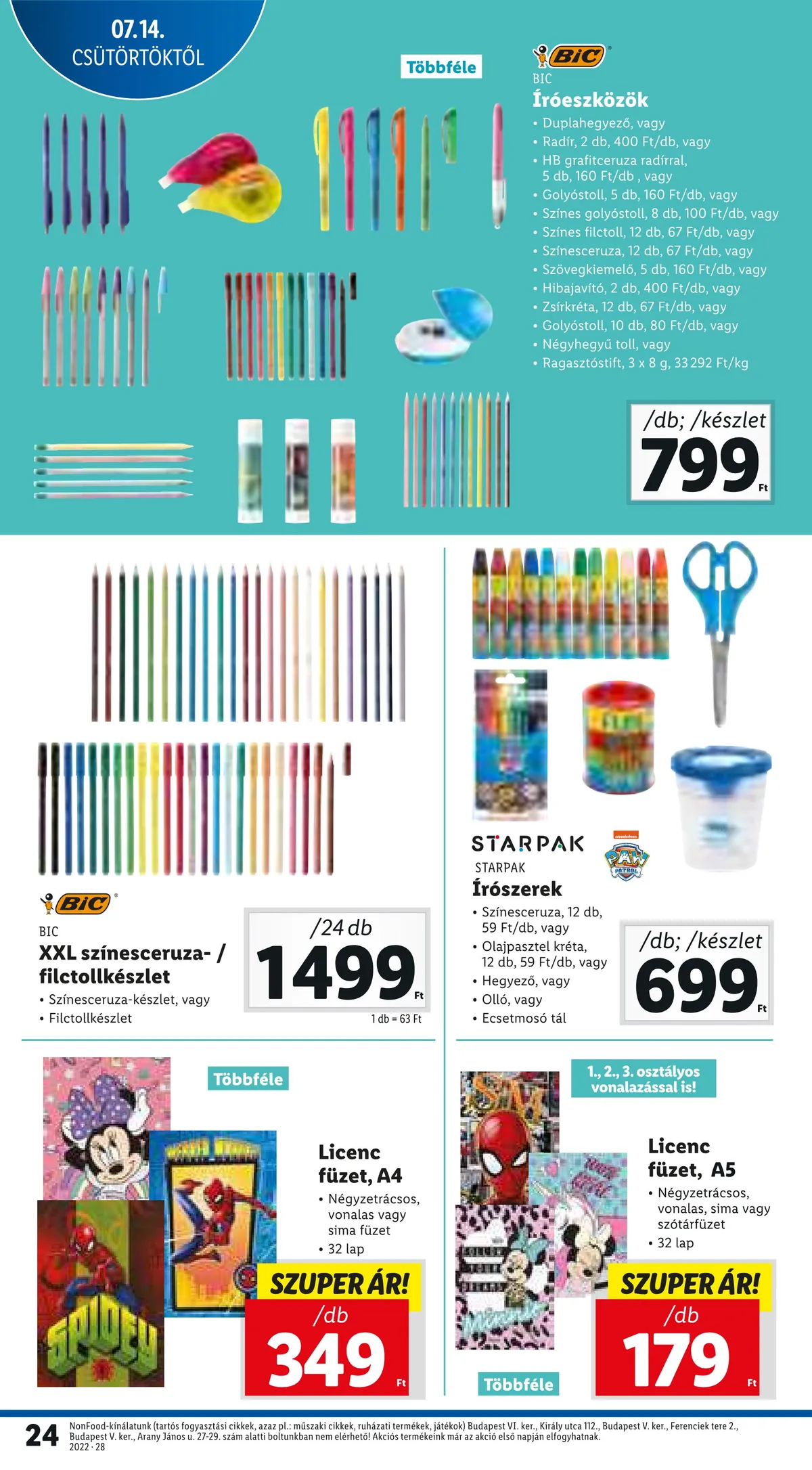Lidl akciós újság 07.14–07.20 – 24. oldal