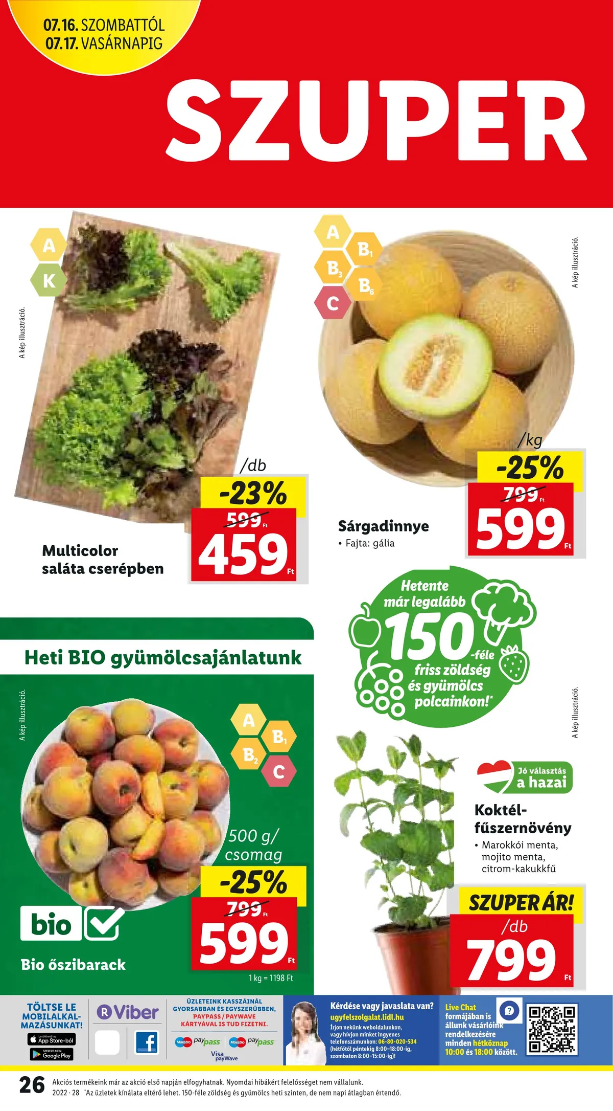Lidl akciós újság 07.14–07.20 – 26. oldal