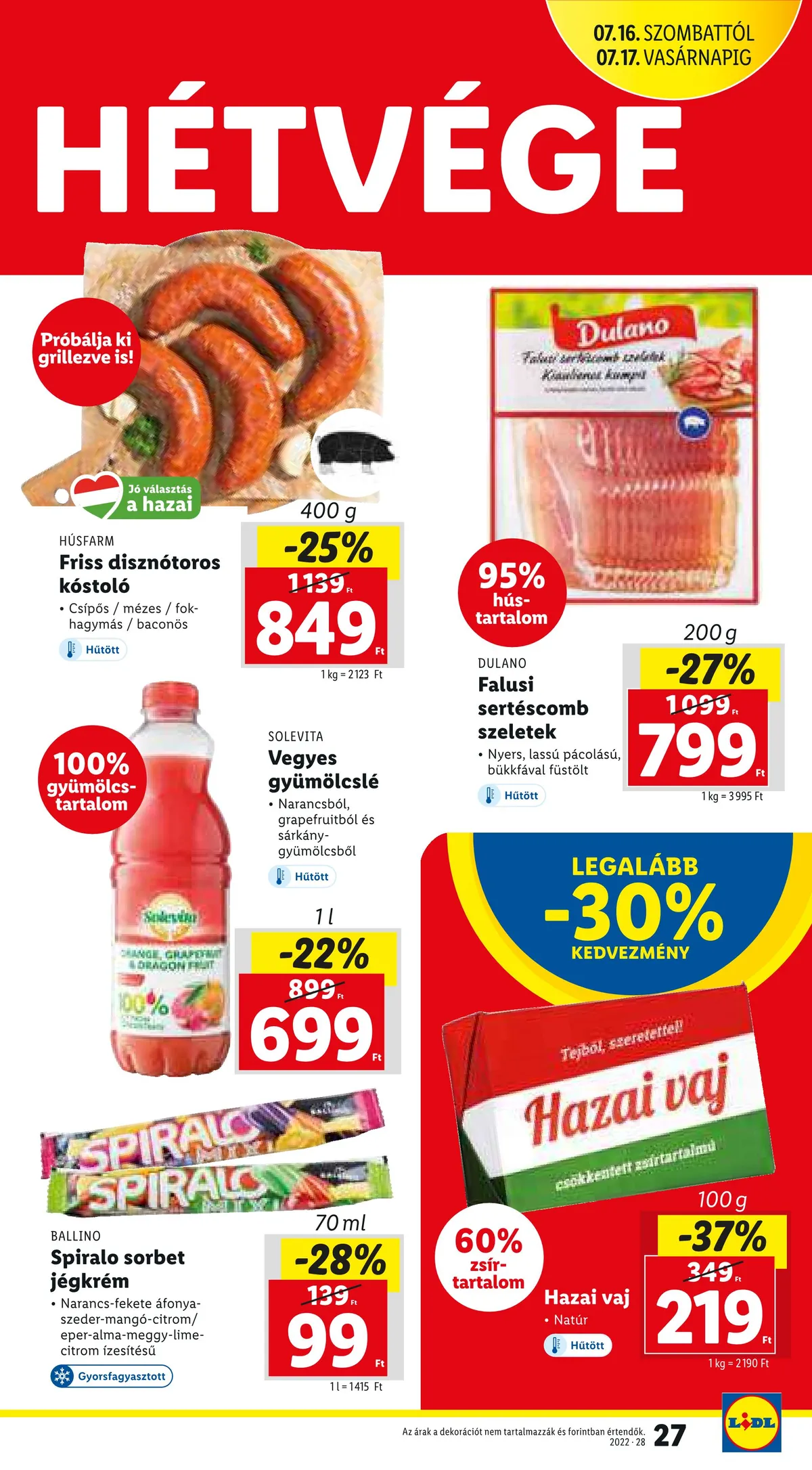 Lidl akciós újság 07.14–07.20 – 27. oldal