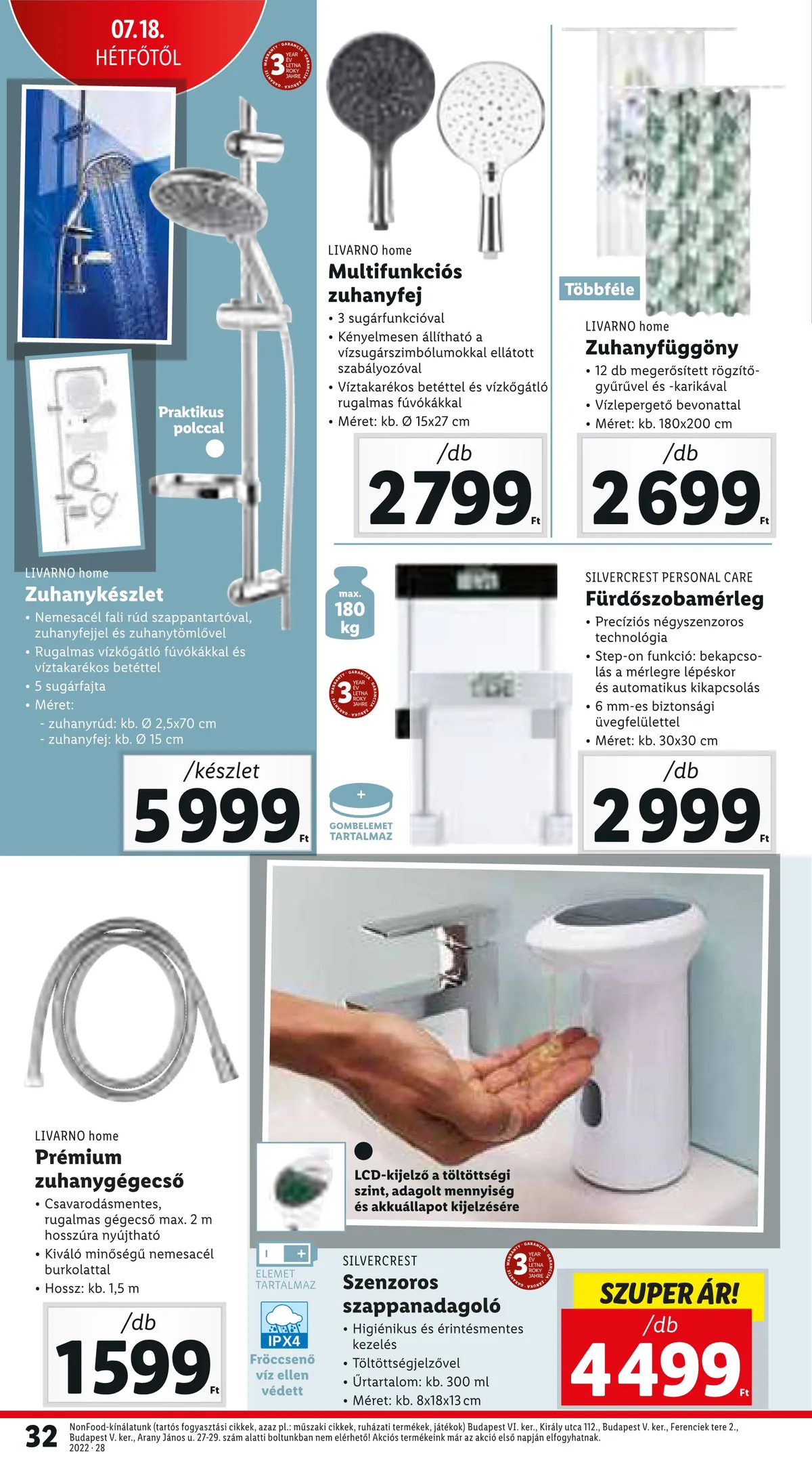 Lidl akciós újság 07.14–07.20 – 32. oldal