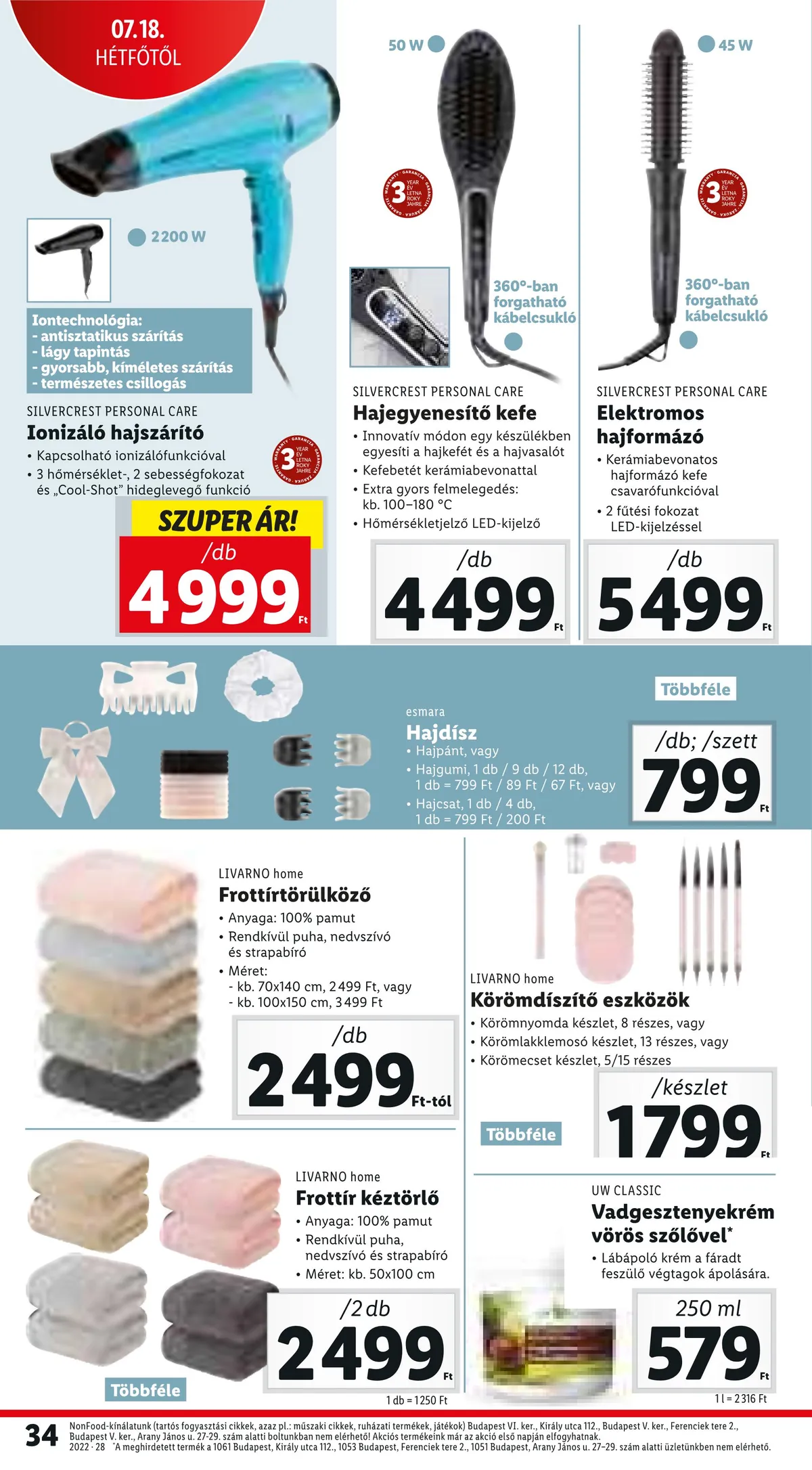 Lidl akciós újság 07.14–07.20 – 34. oldal