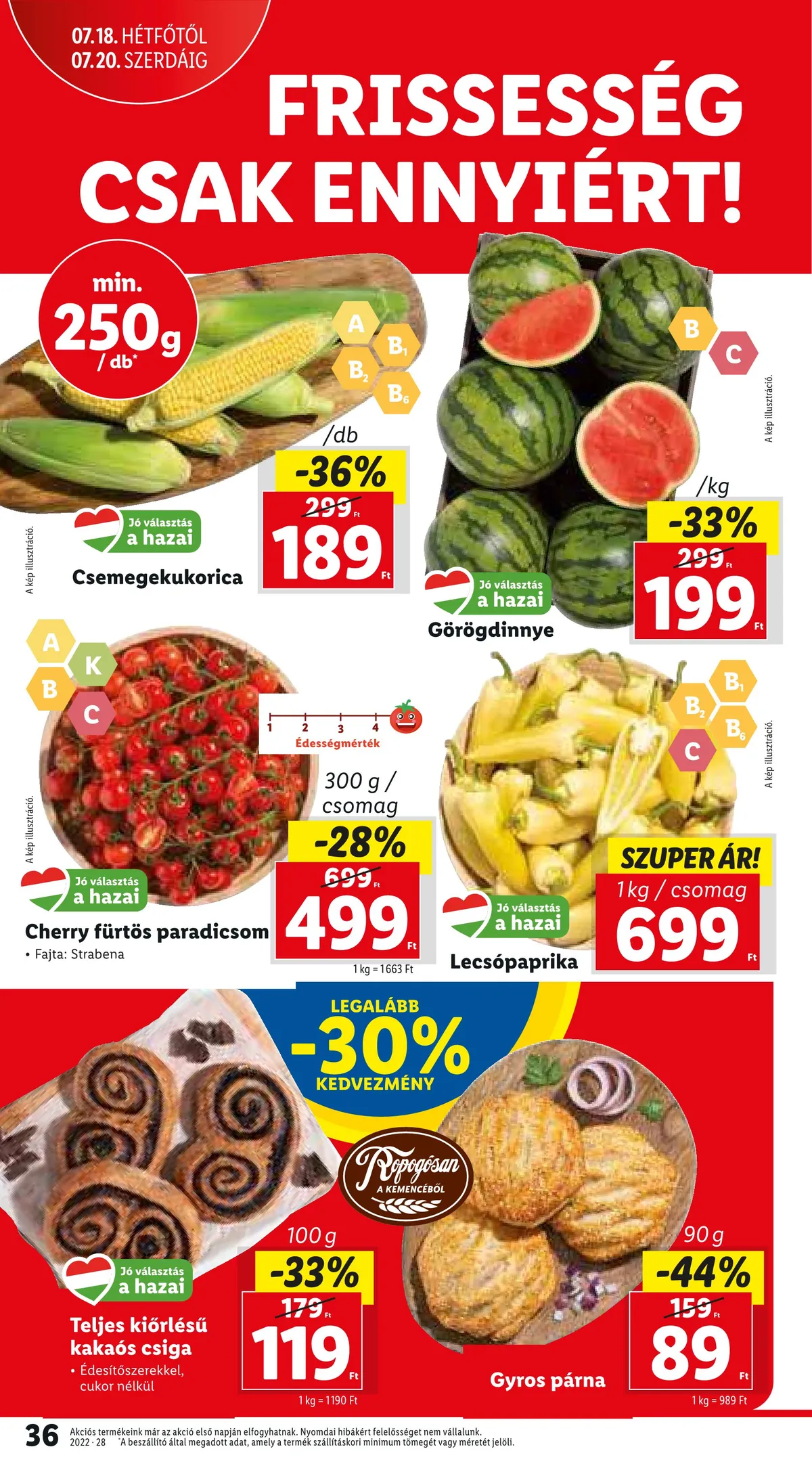Lidl akciós újság 07.14–07.20 – 36. oldal