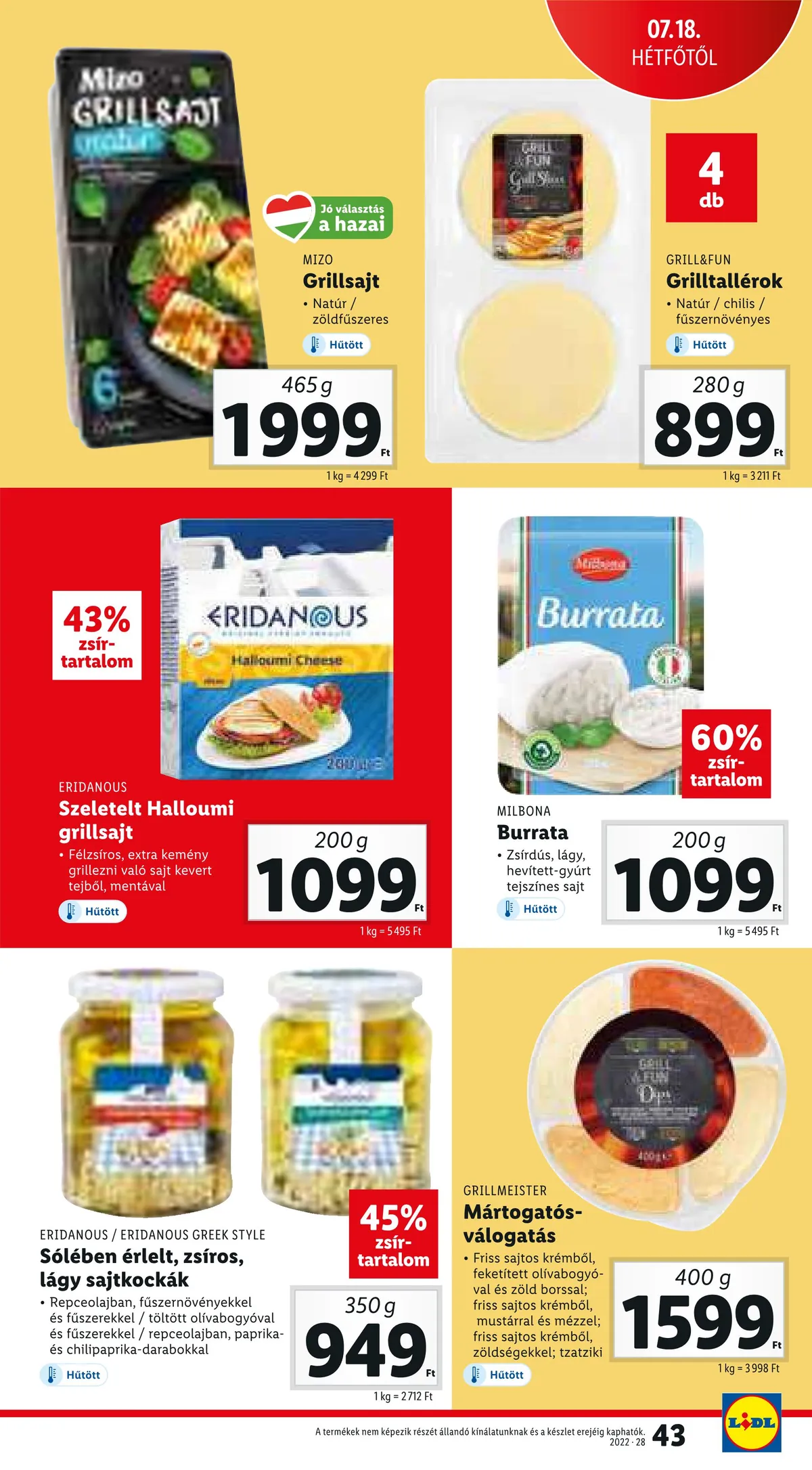 Lidl akciós újság 07.14–07.20 – 43. oldal