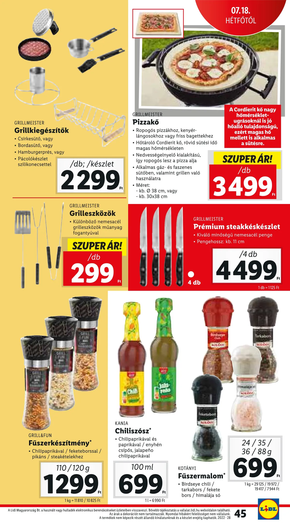 Lidl akciós újság 07.14–07.20 – 45. oldal