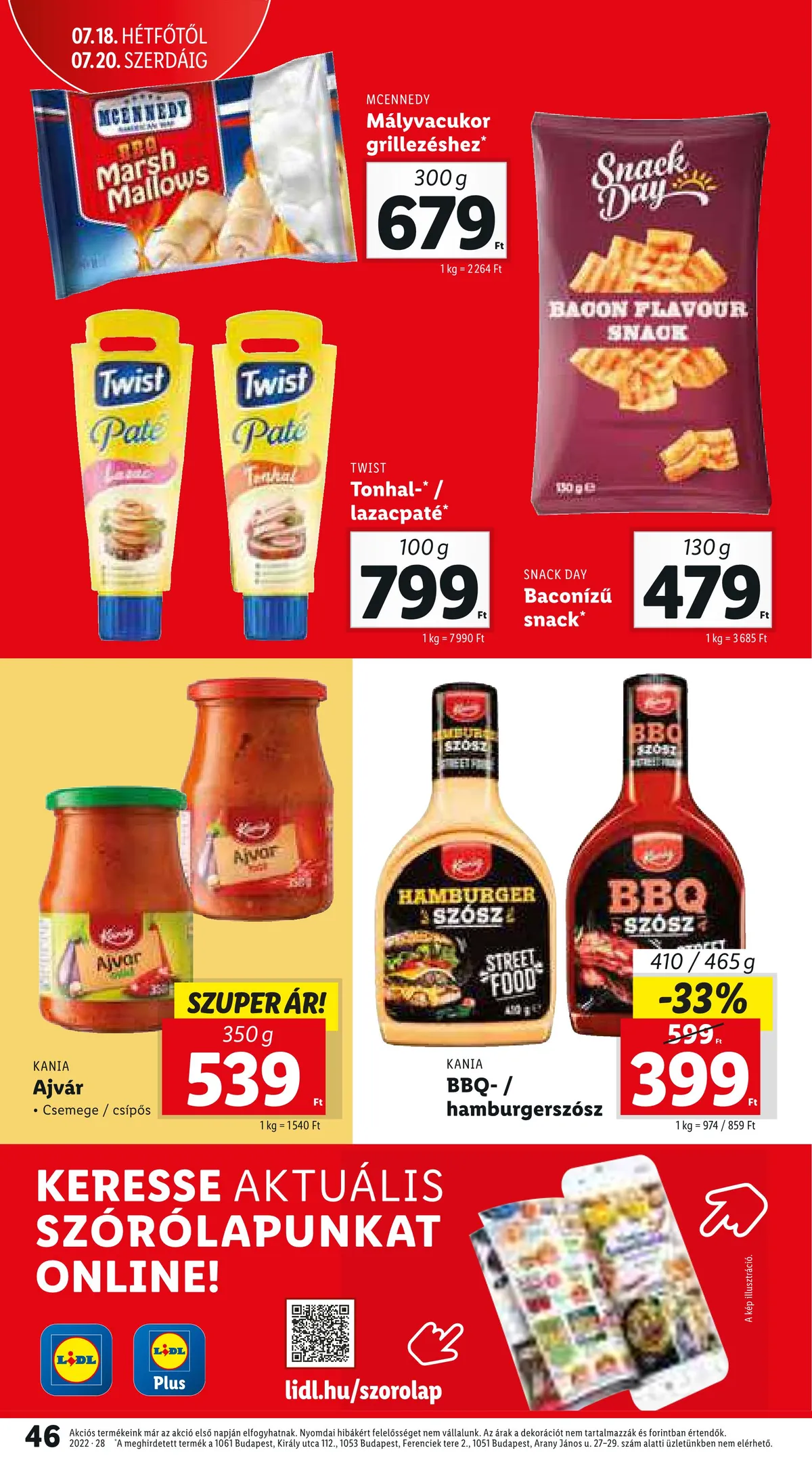 Lidl akciós újság 07.14–07.20 – 46. oldal