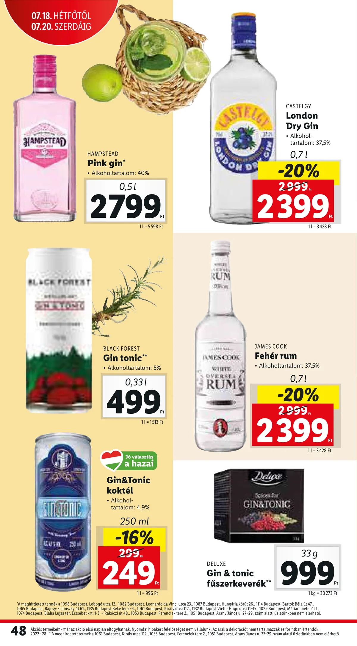 Lidl akciós újság 07.14–07.20 – 48. oldal