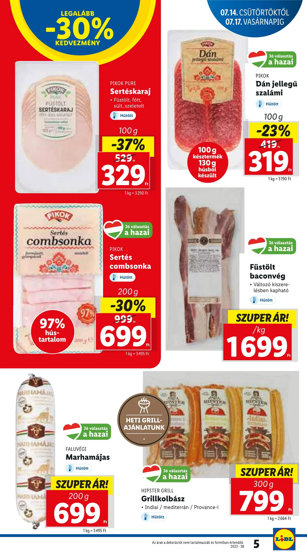 Lidl akciós újság 07.14–07.20 – 5. oldal