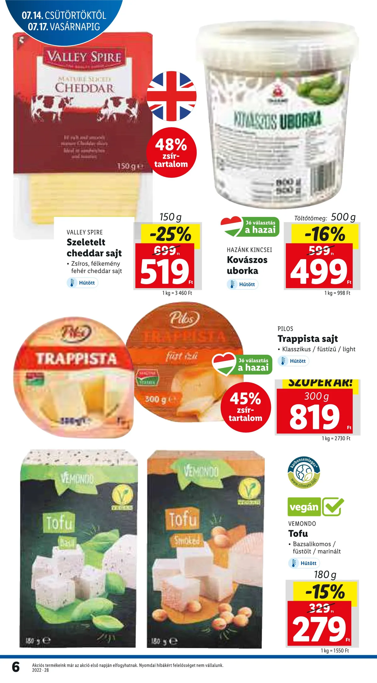 Lidl akciós újság 07.14–07.20 – 6. oldal