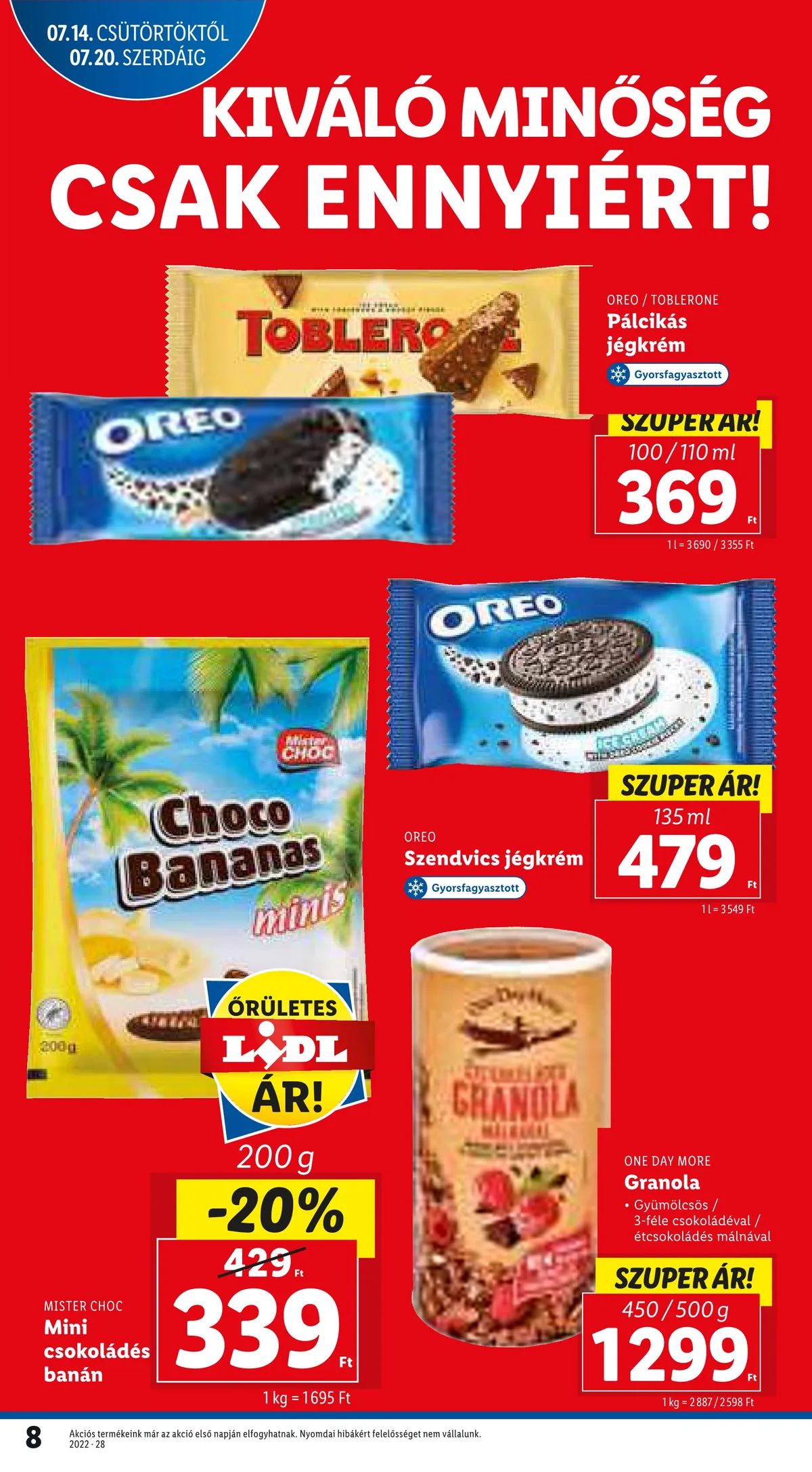 Lidl akciós újság 07.14–07.20 – 8. oldal