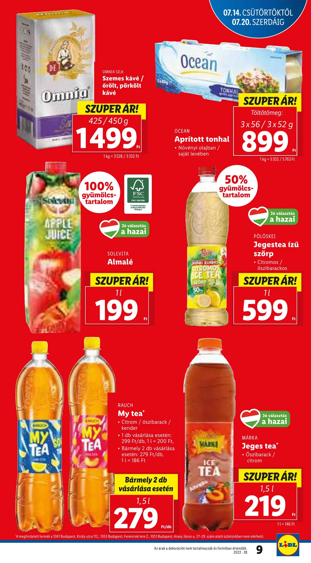 Lidl akciós újság 07.14–07.20 – 9. oldal