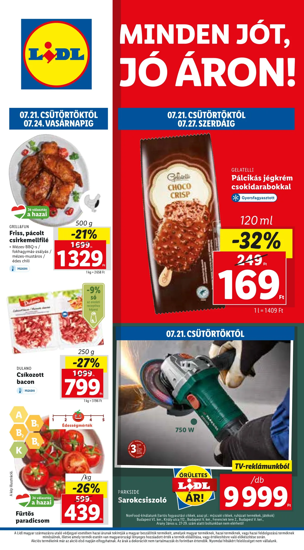 Lidl akciós újság 07.21–07.27