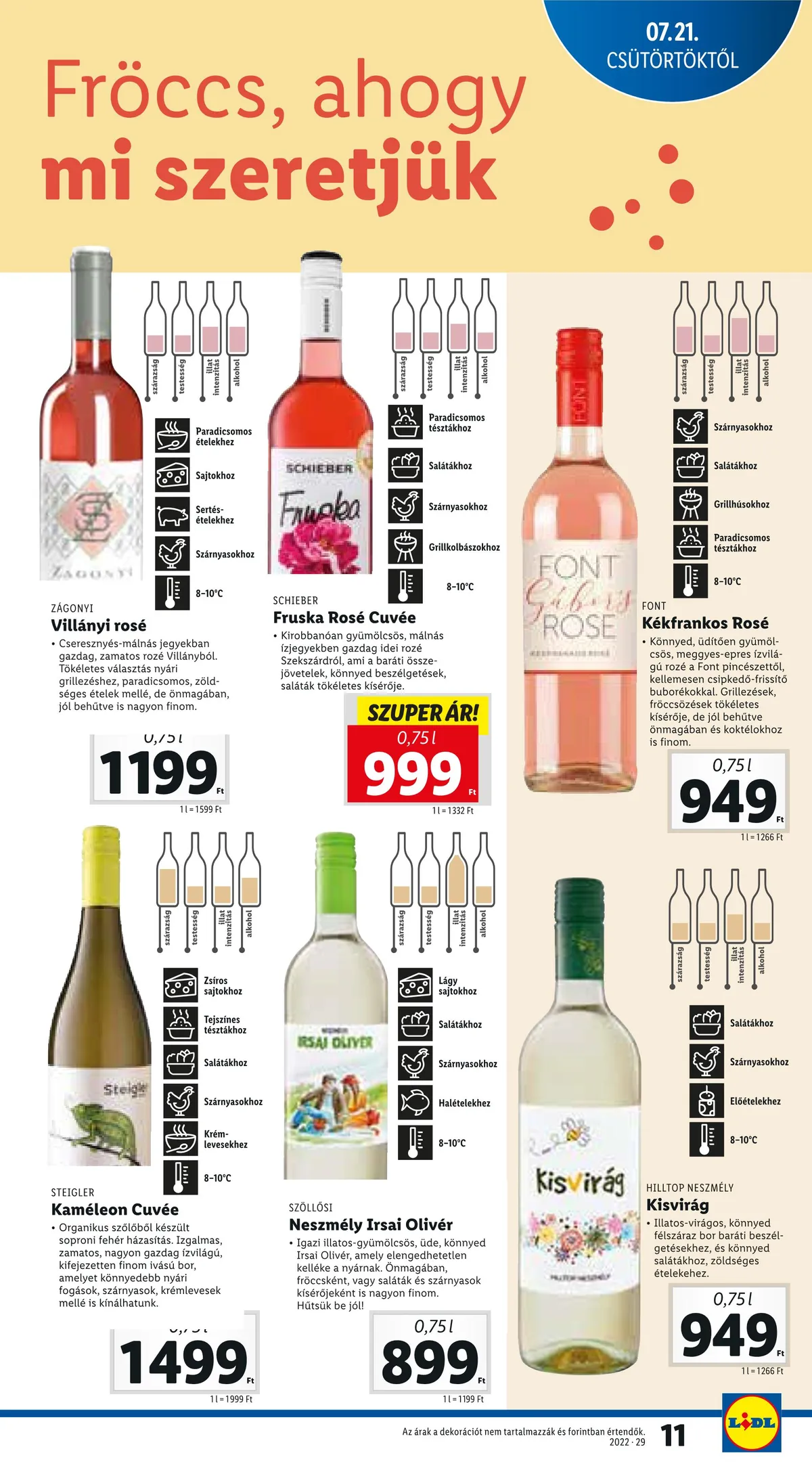 Lidl akciós újság 07.21–07.27 – 11. oldal