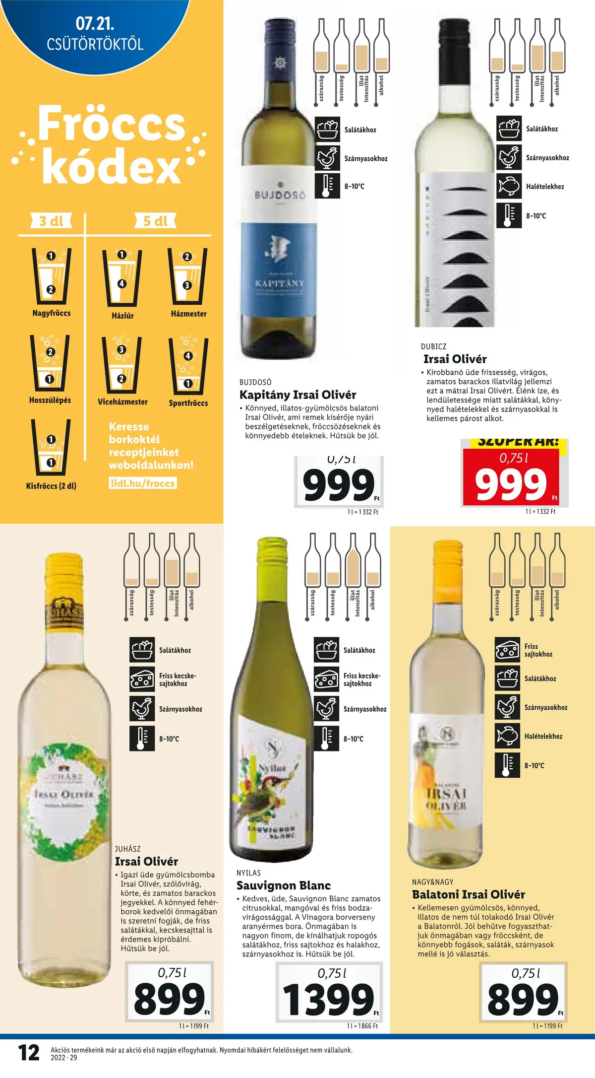 Lidl akciós újság 07.21–07.27 – 12. oldal